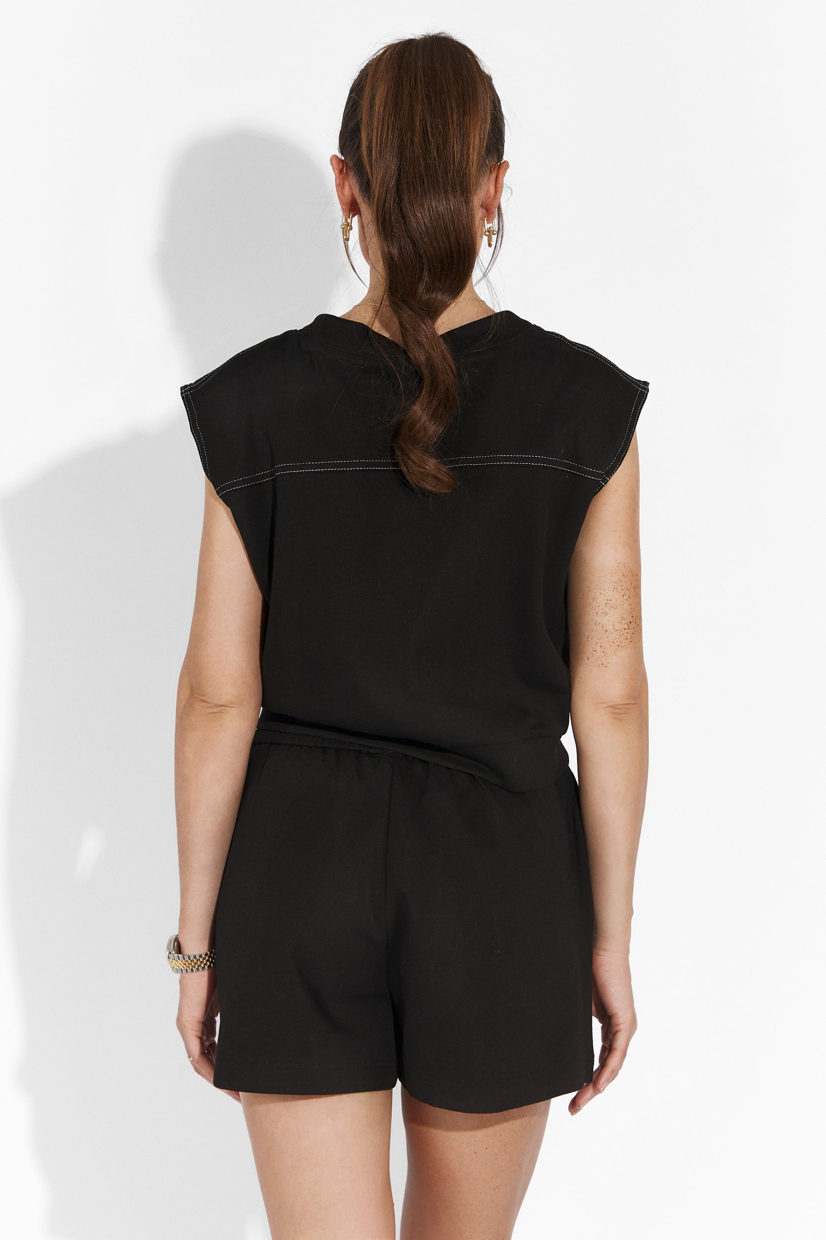 Zipo Bogas Fekete Rövidnadrág Szett