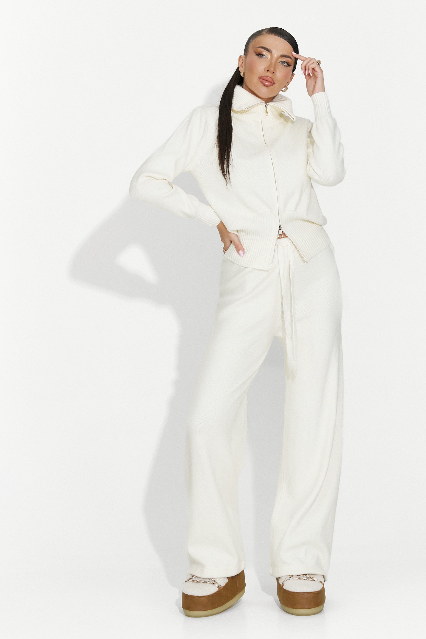 Glenira Bogas Alkalmi Bézs Női Öltöny