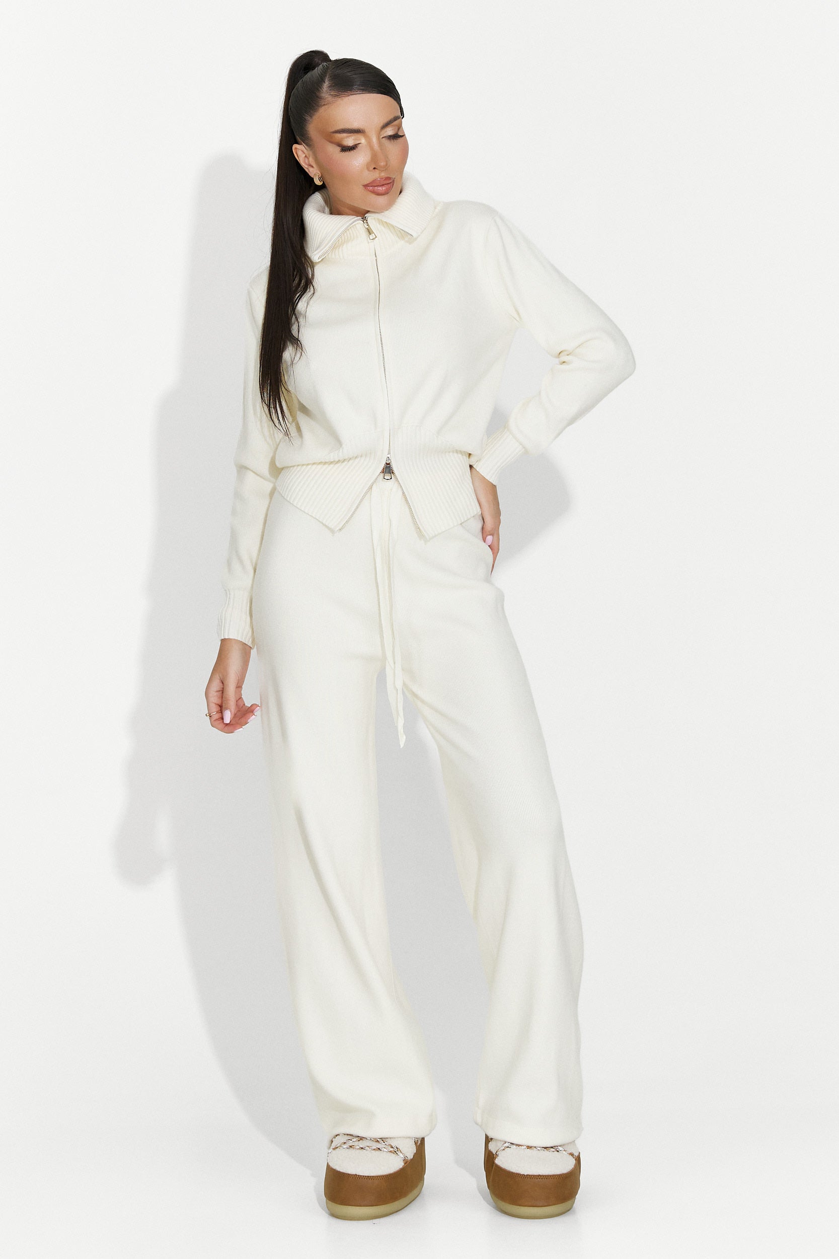 Glenira Bogas Alkalmi Bézs Női Öltöny