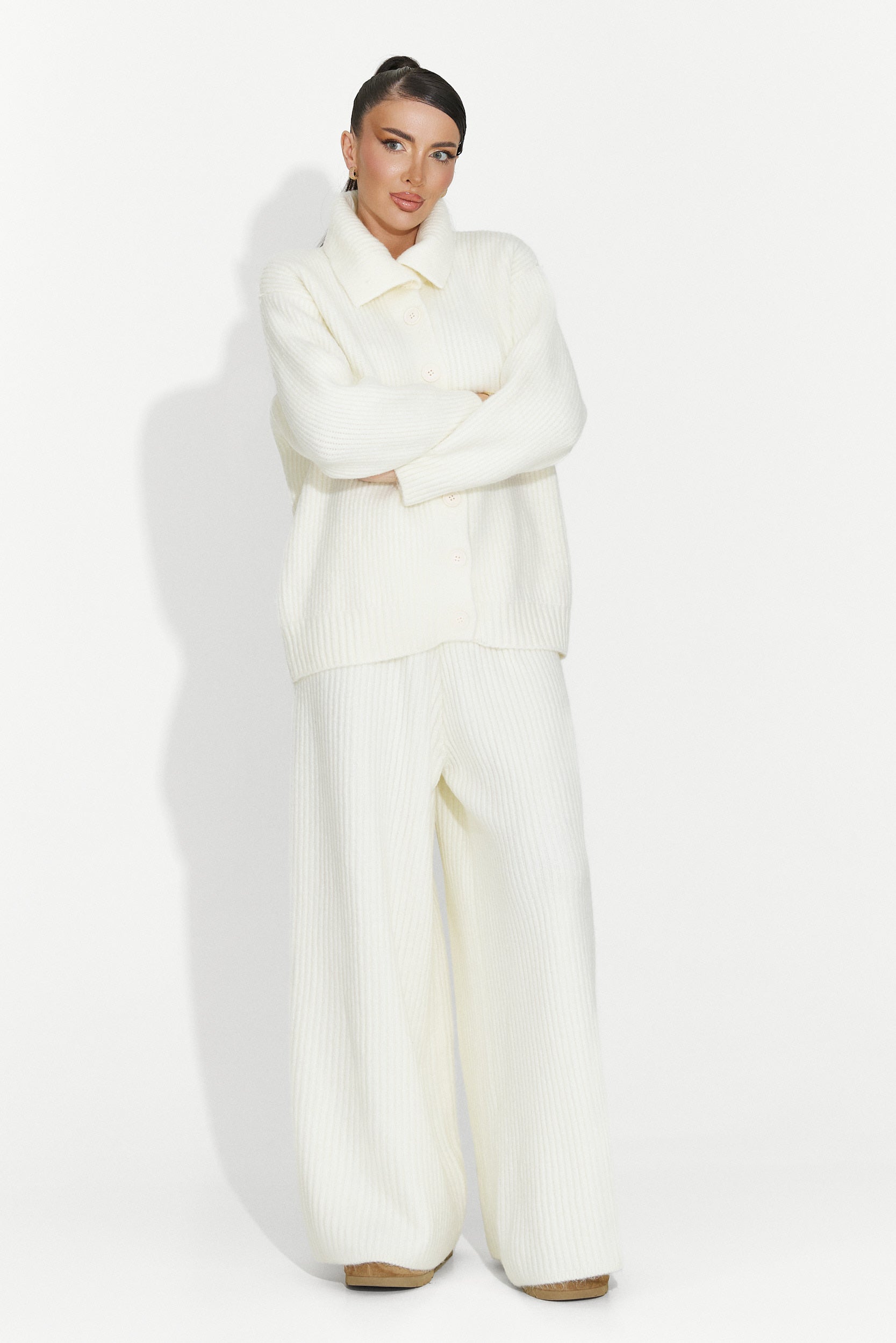 Verlia Bogas Bezs Casual Női Öltöny