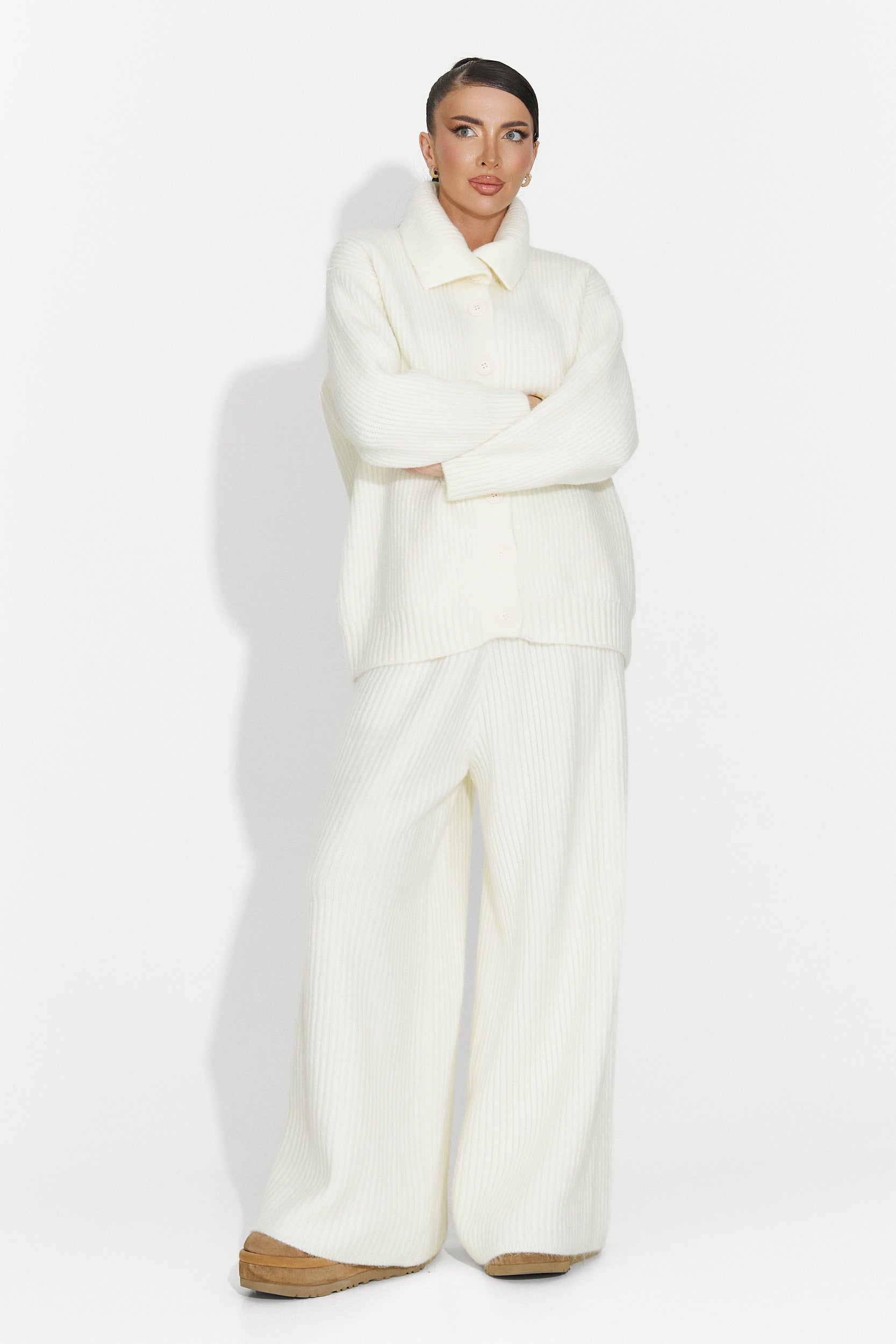 Verlia Bogas Bezs Casual Női Öltöny