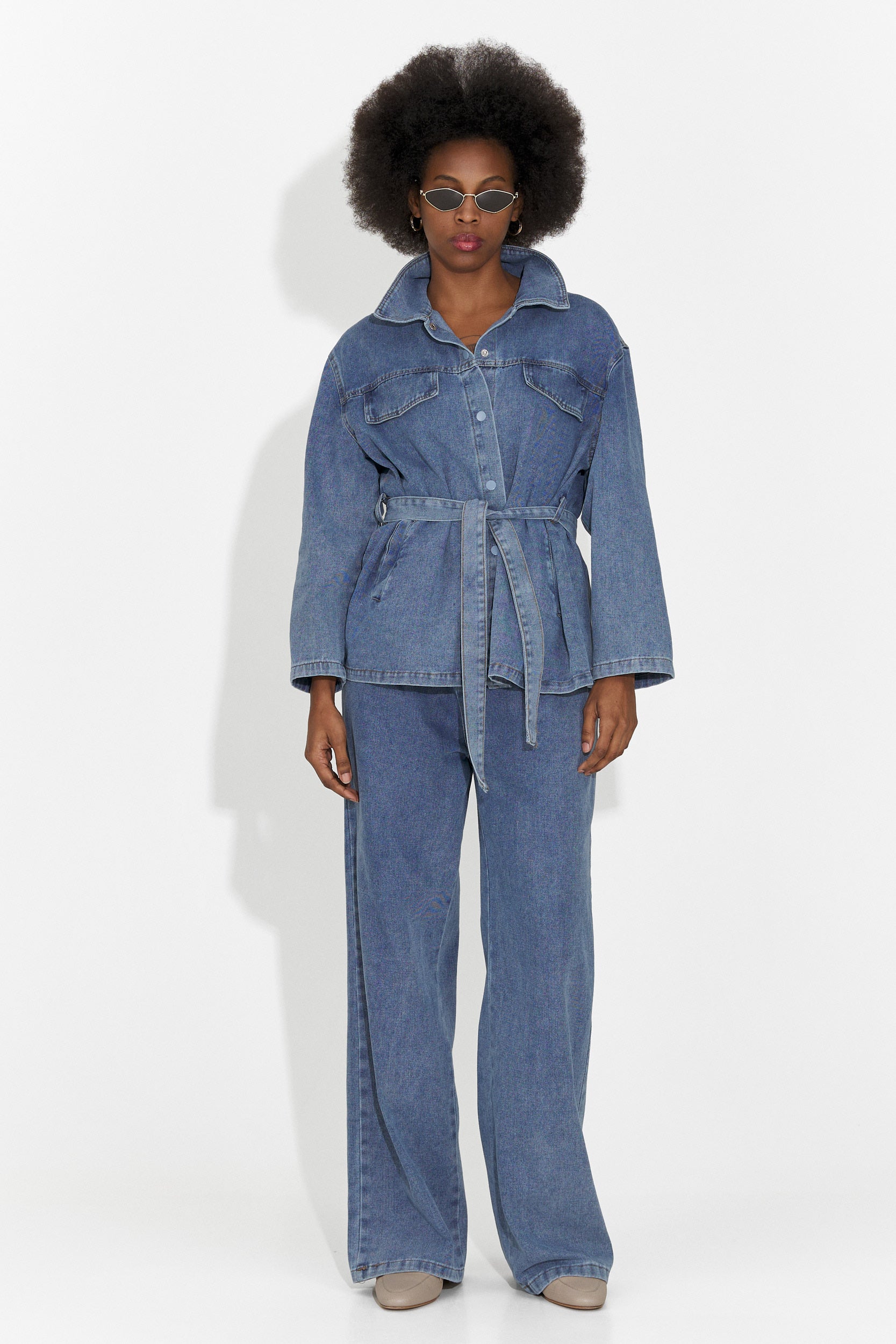 Női alkalmi kék öltözet Isabele Bogas