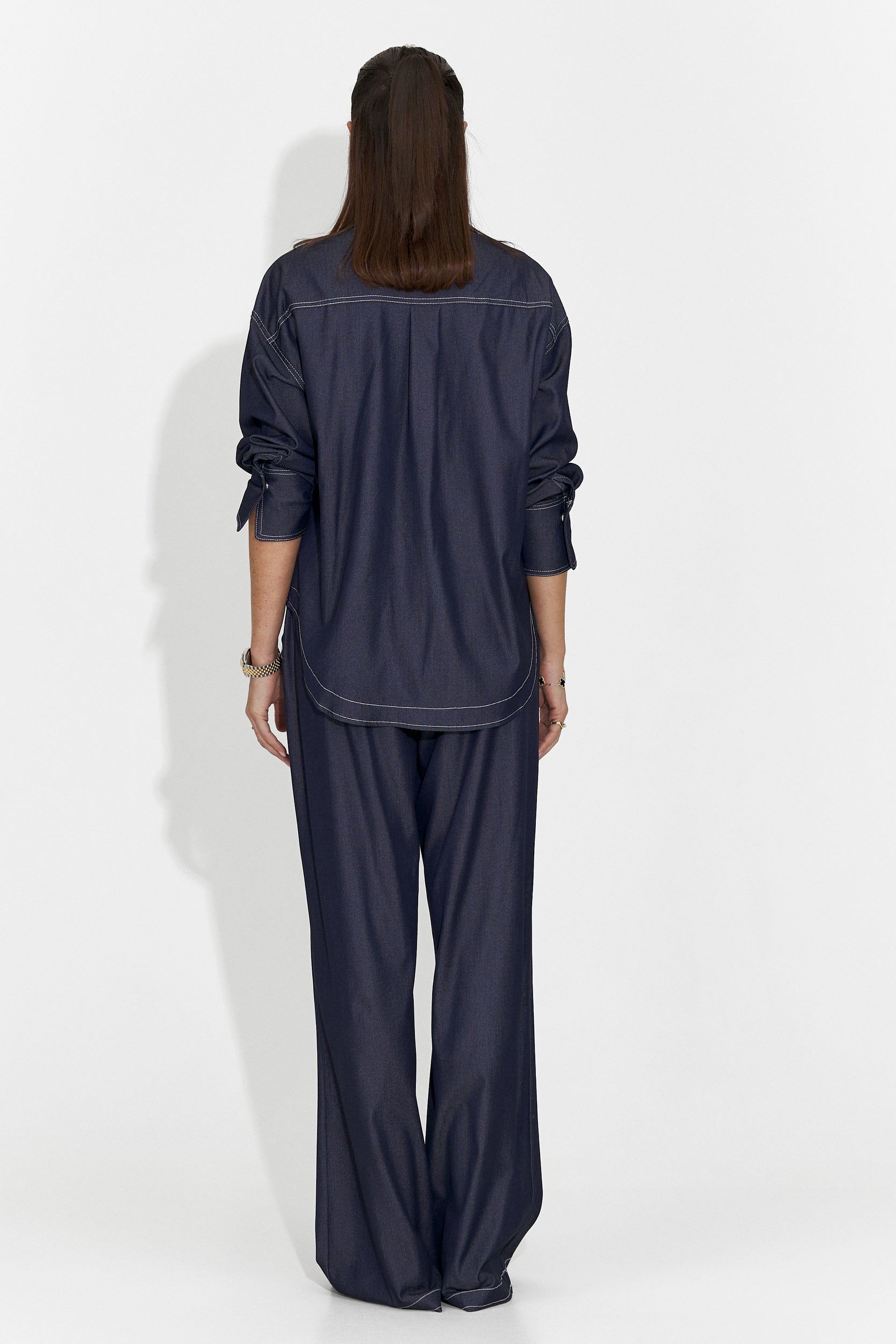 Női alkalmi sötétkék öltözet Elisio Bogas