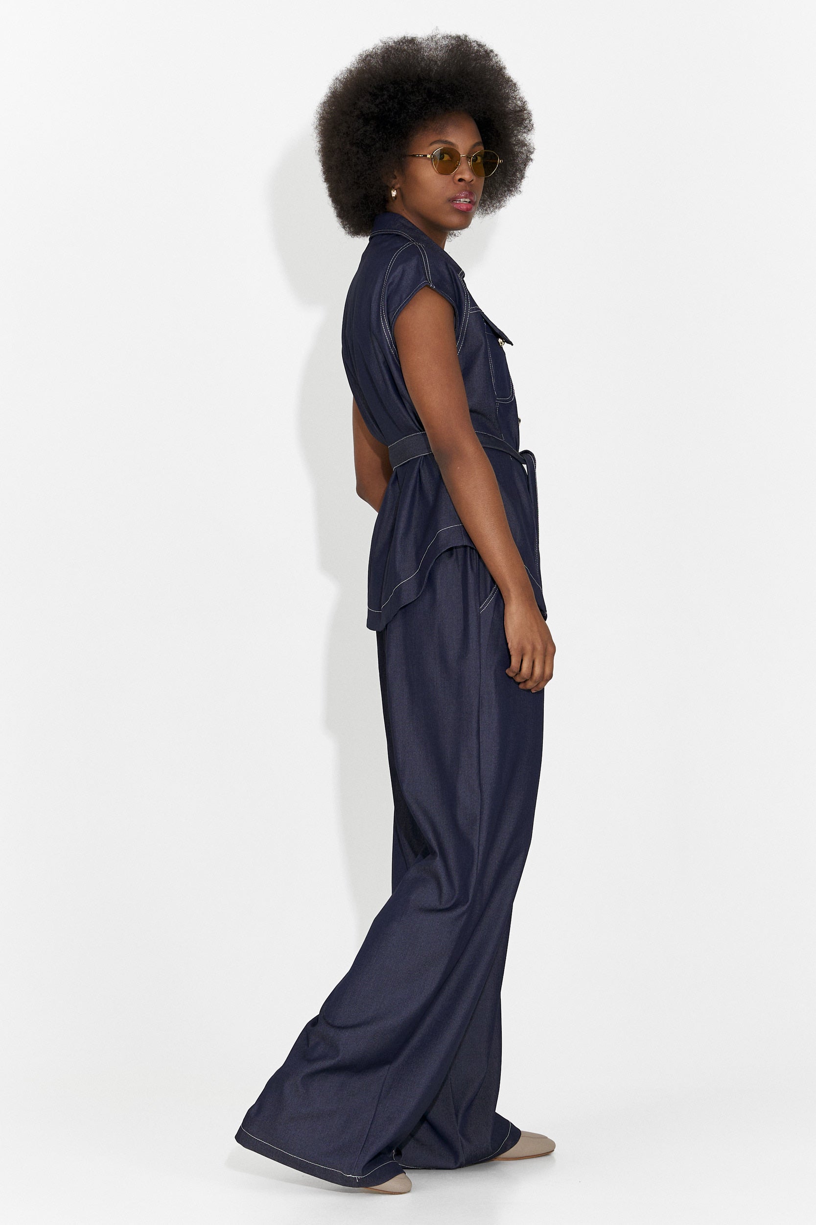 Női alkalmi sötétkék öltözet Enolia Bogas