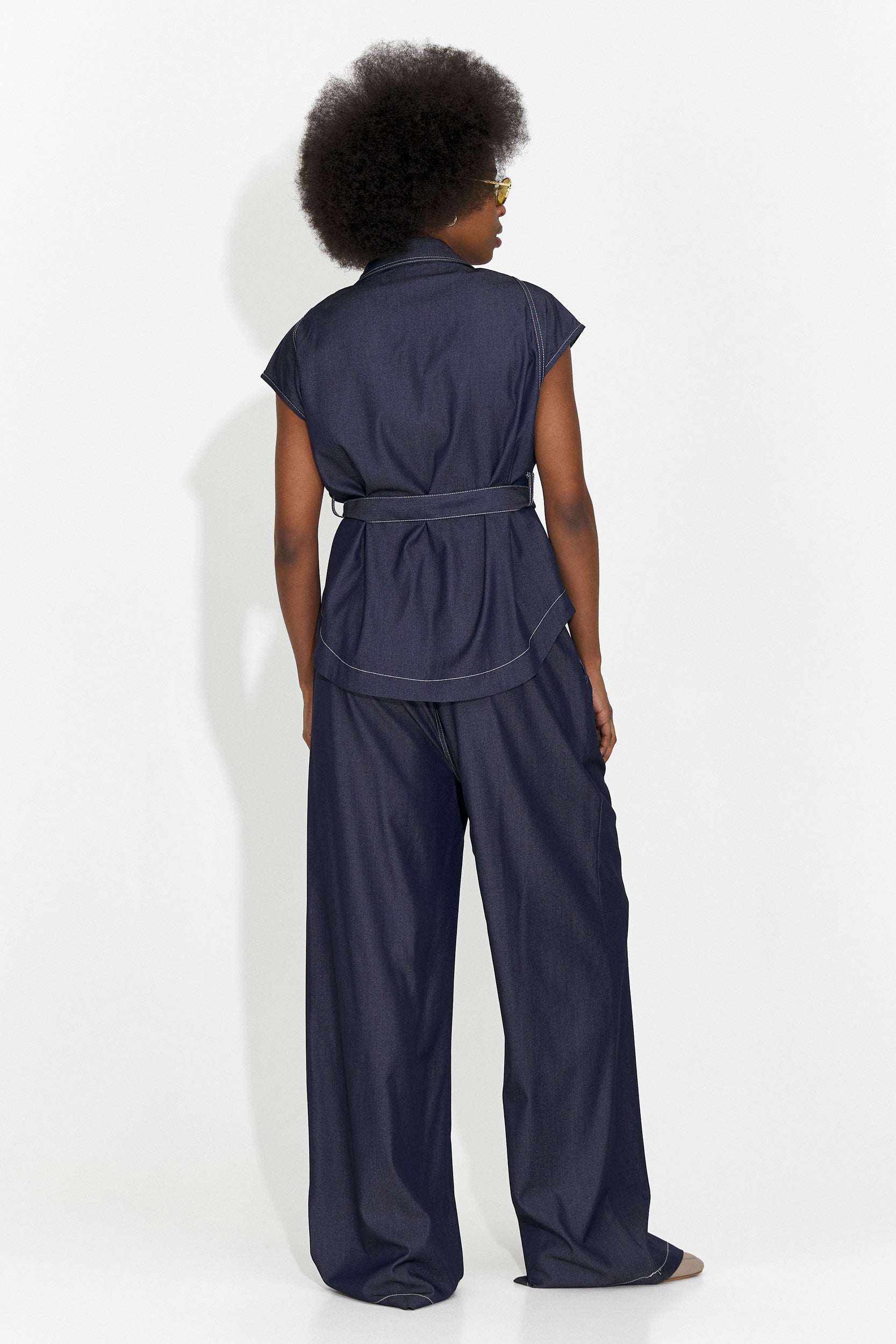 Női alkalmi sötétkék öltözet Enolia Bogas