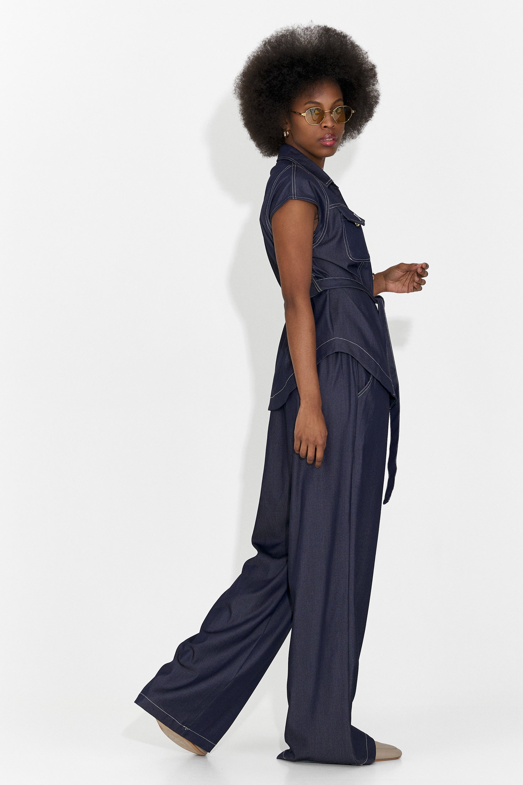 Női alkalmi sötétkék öltözet Enolia Bogas