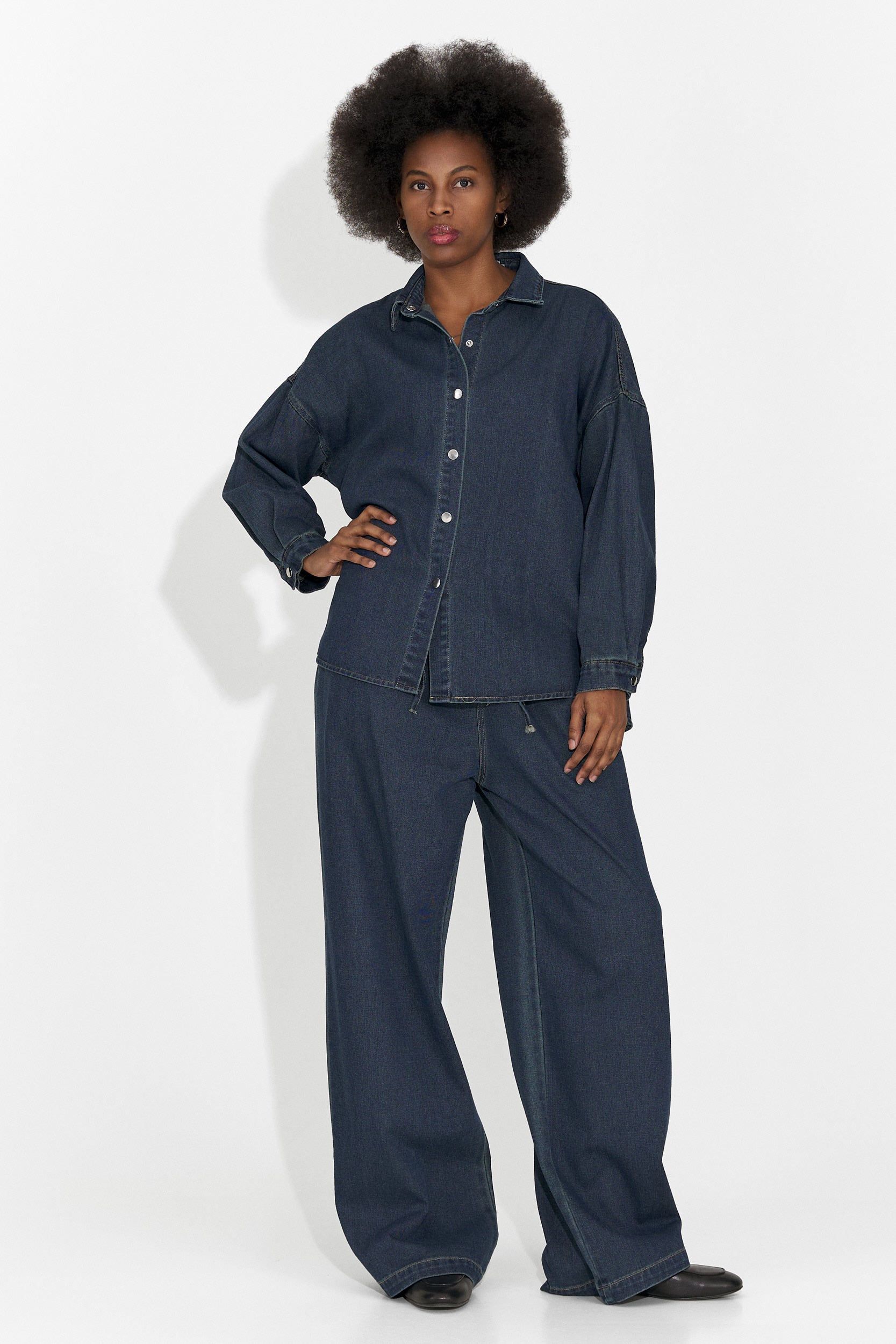 Női alkalmi sötétkék öltözet Simena Bogas