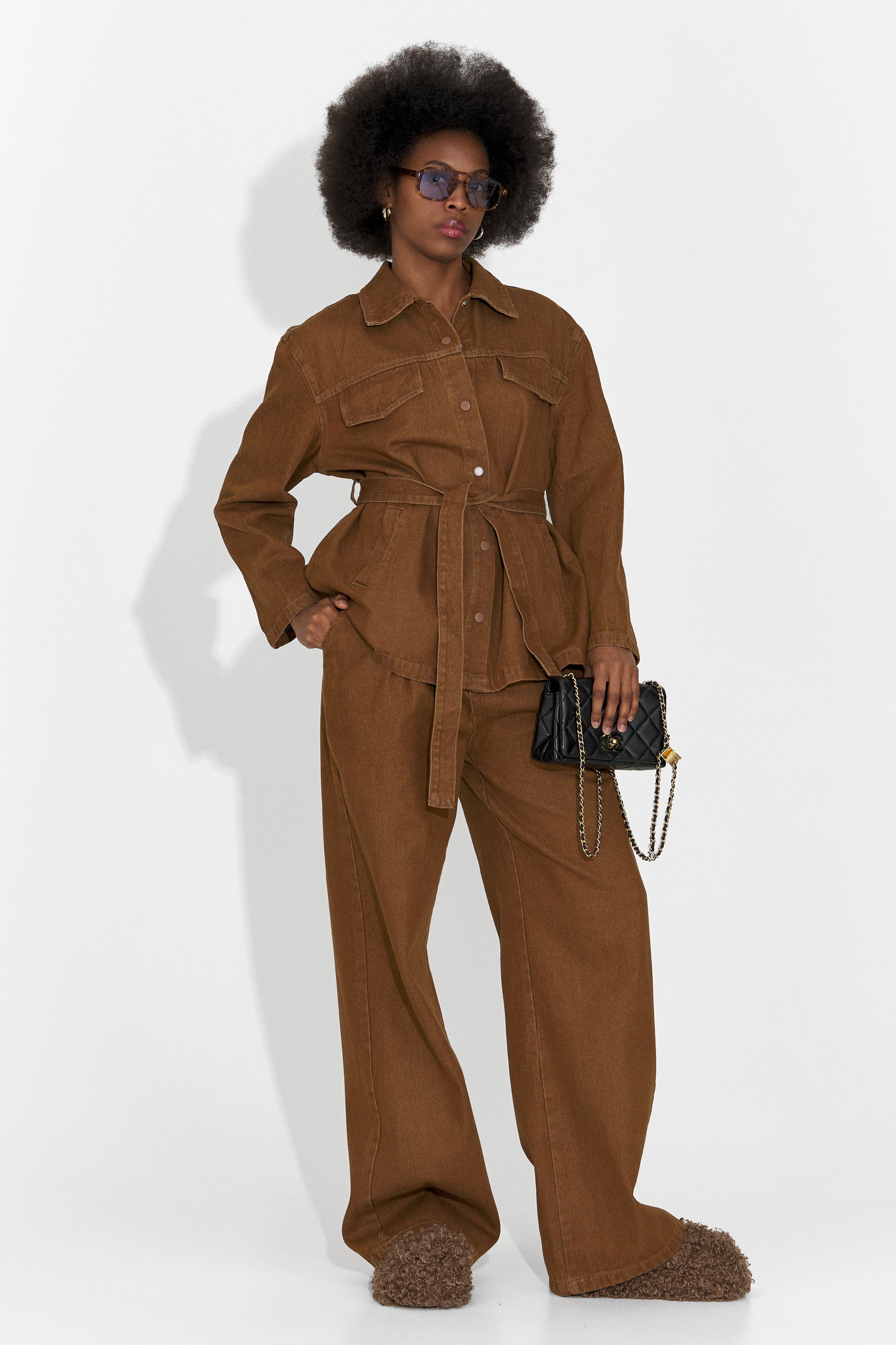 Női barna alkalmi öltözet Isabele Bogas