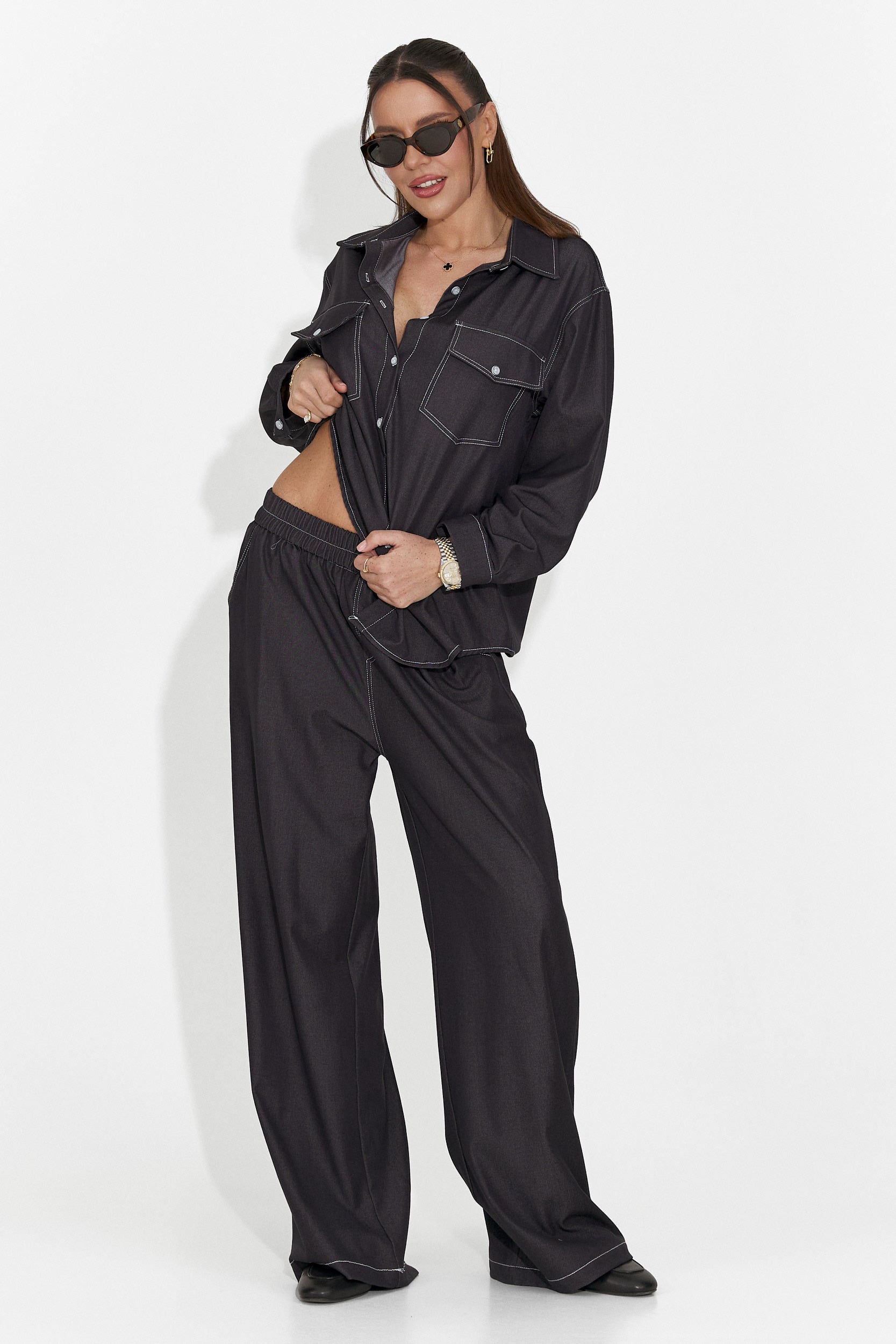 Női fekete alkalmi együttes Zunaira Bogas