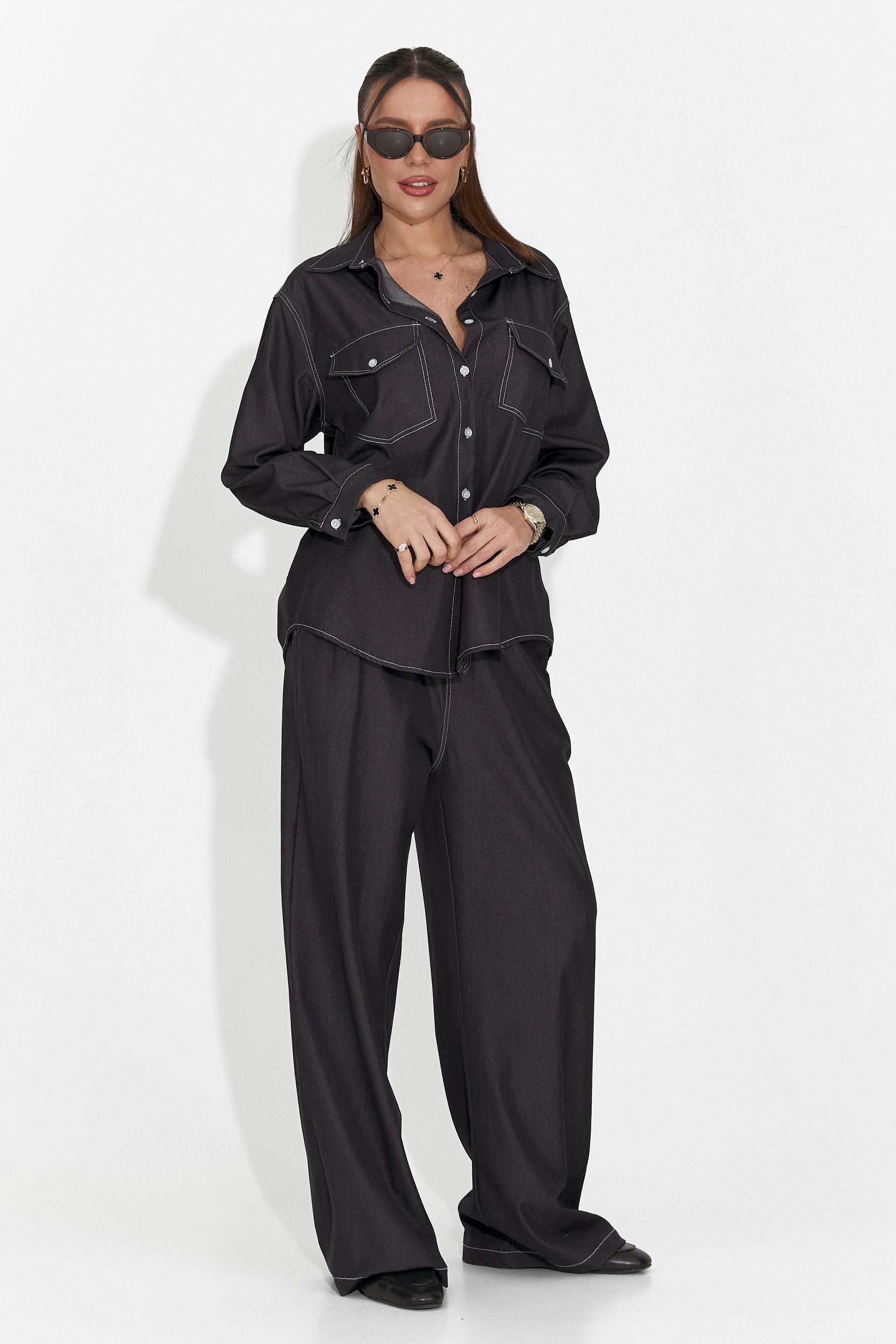 Női fekete alkalmi együttes Zunaira Bogas