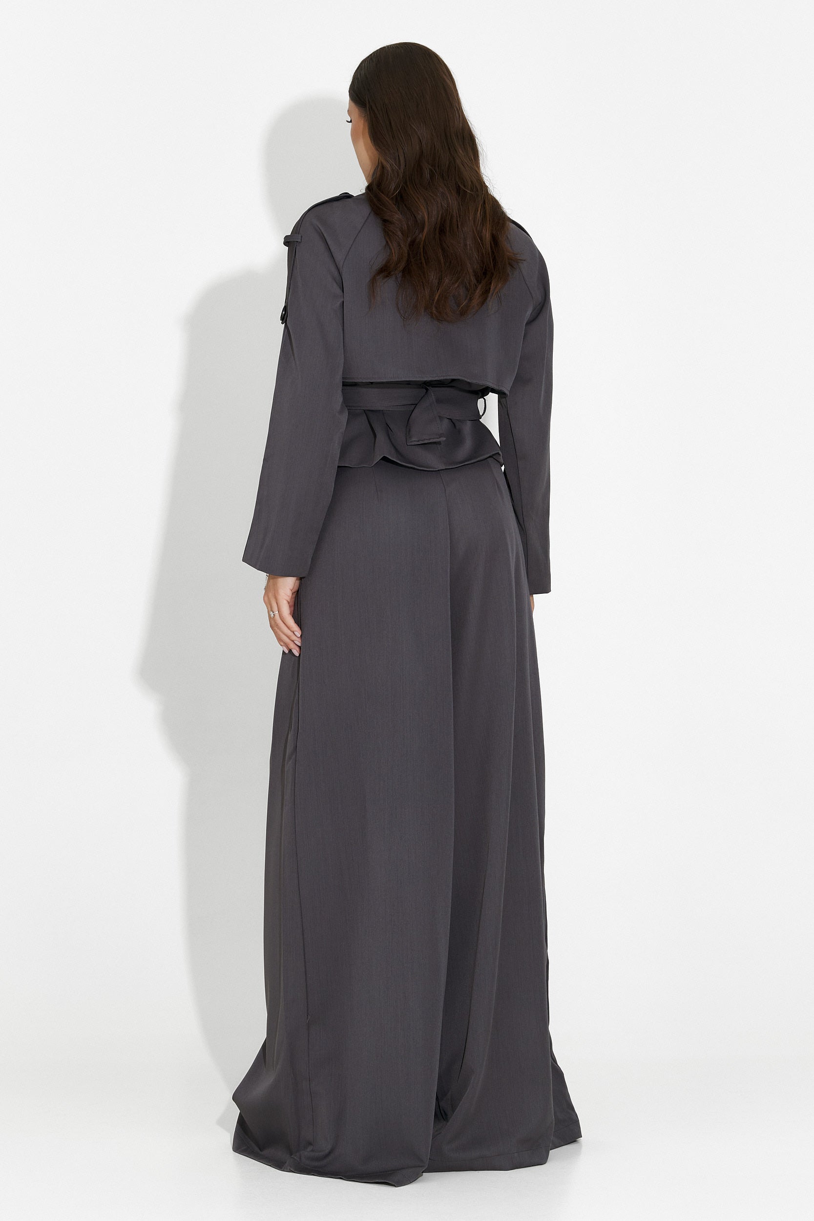 Elegáns szürke Belora Bogas női öltöny