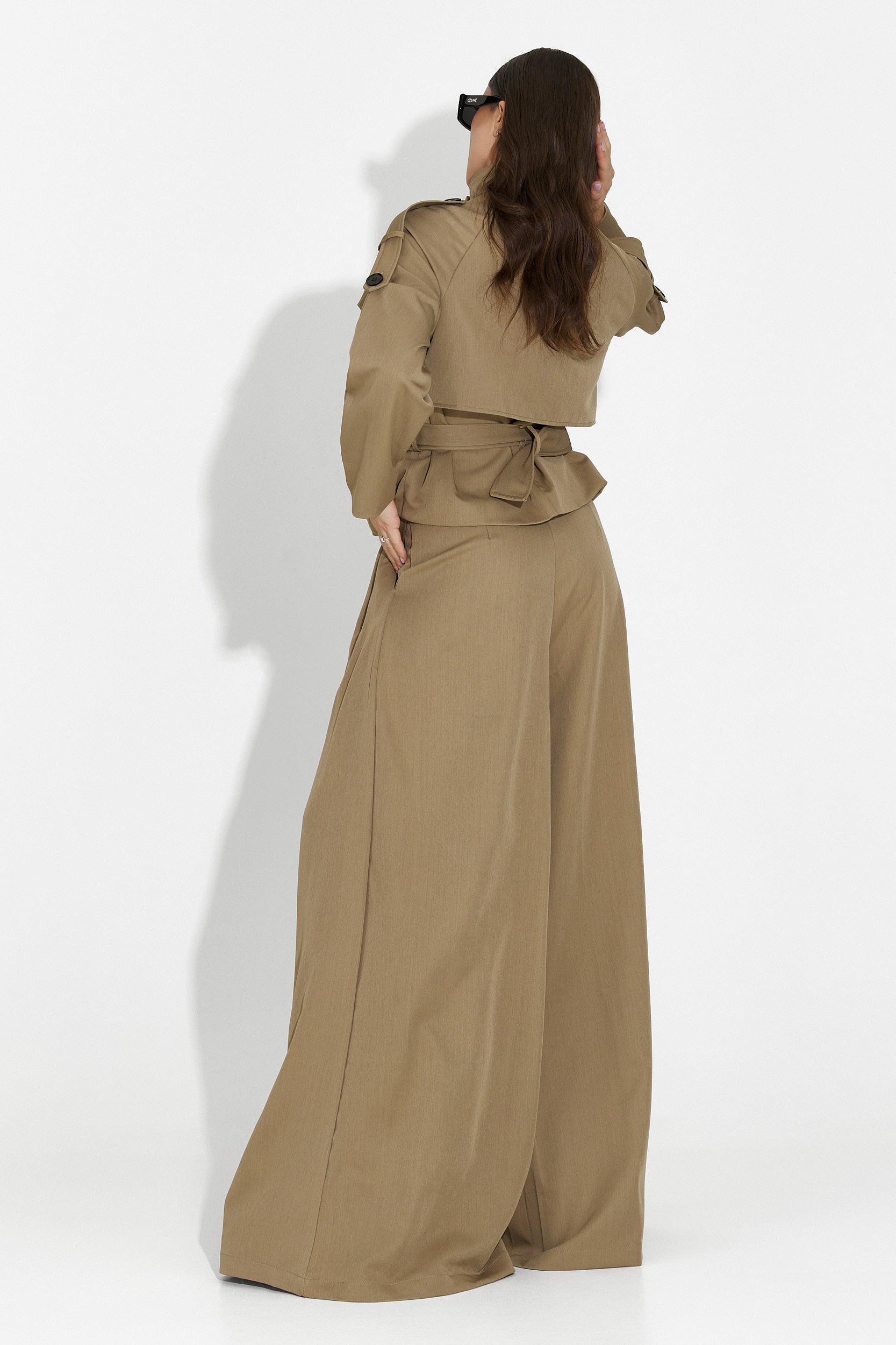 Belora Bogas Elegáns Barna Női Öltöny