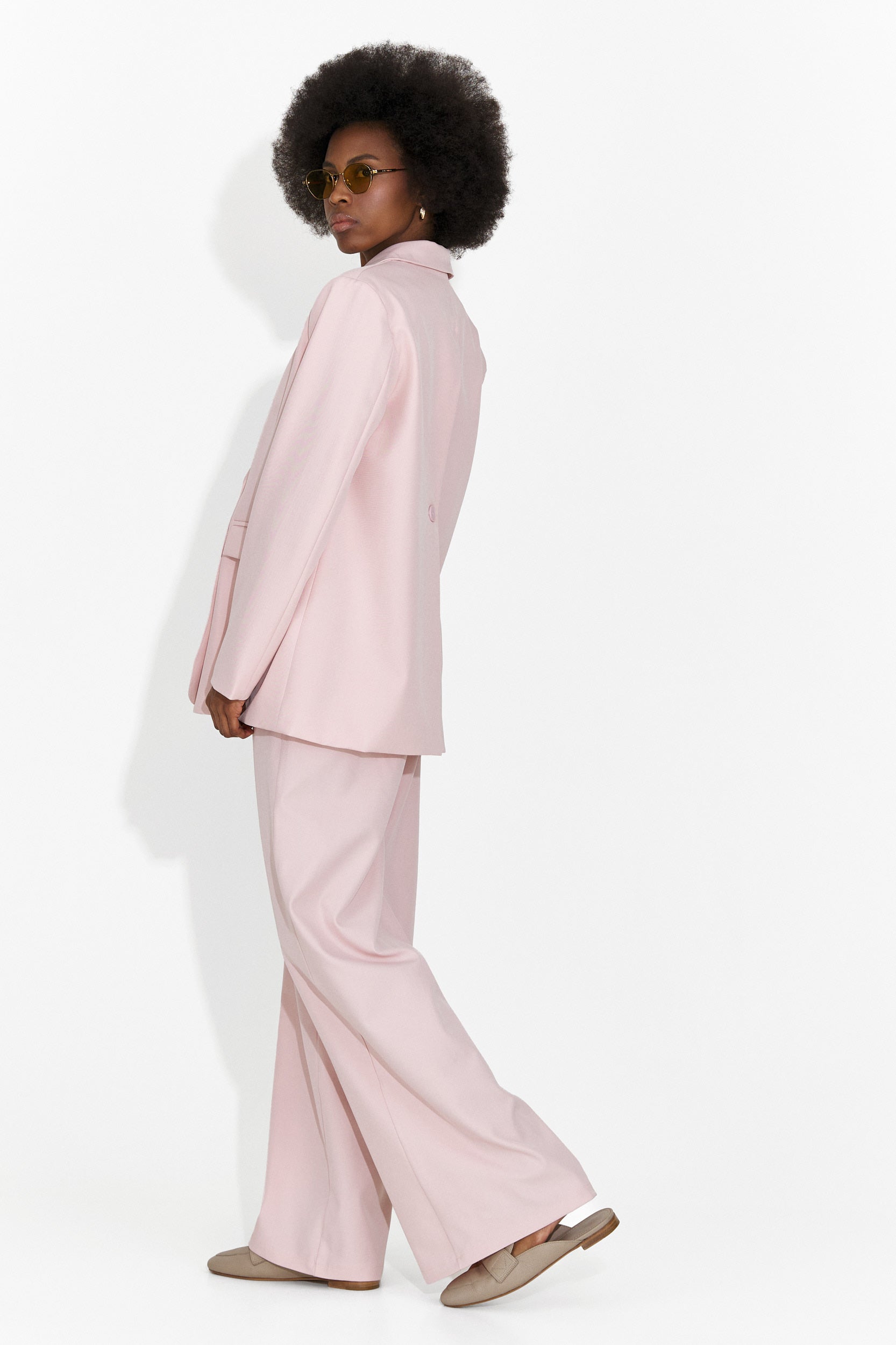 Elegáns női kosztüm rózsaszín Timelia Bogas