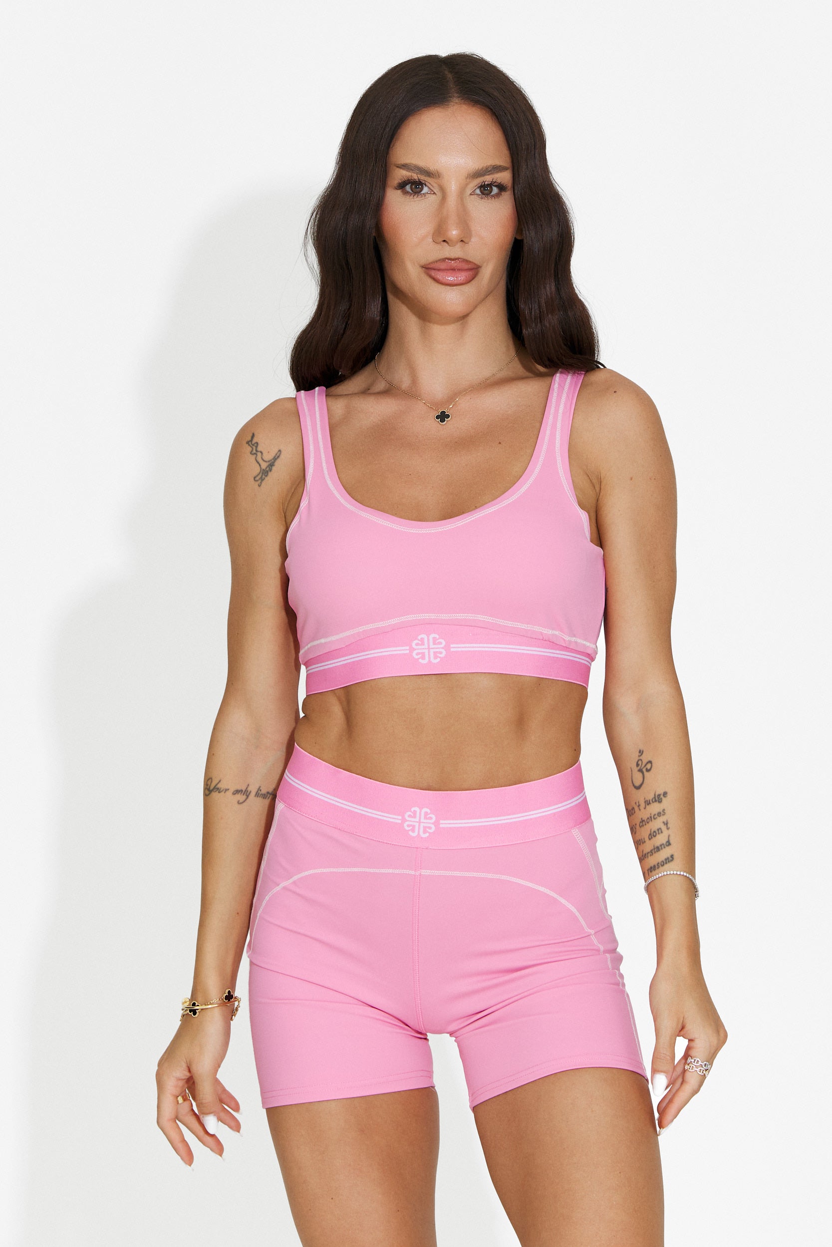 Női rózsaszín fitness szett Zapos Bogas