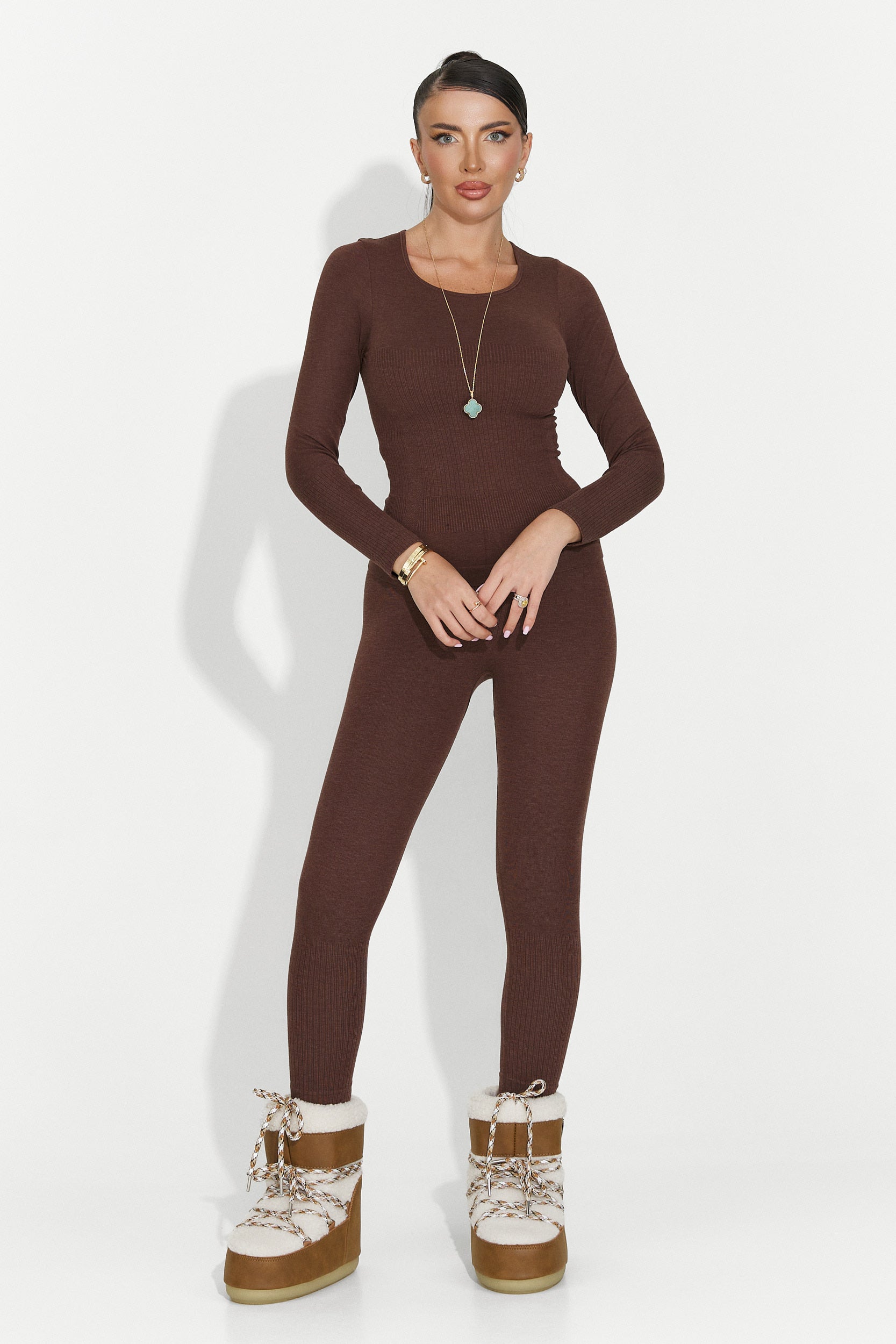 Dominia Bogas Barna Női Fehérnemű Szett