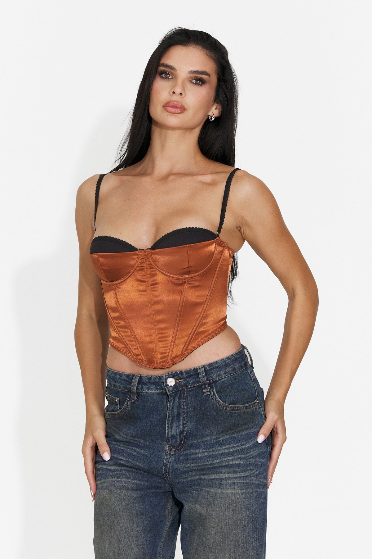 Corset elegant maro Poniaova Bogas