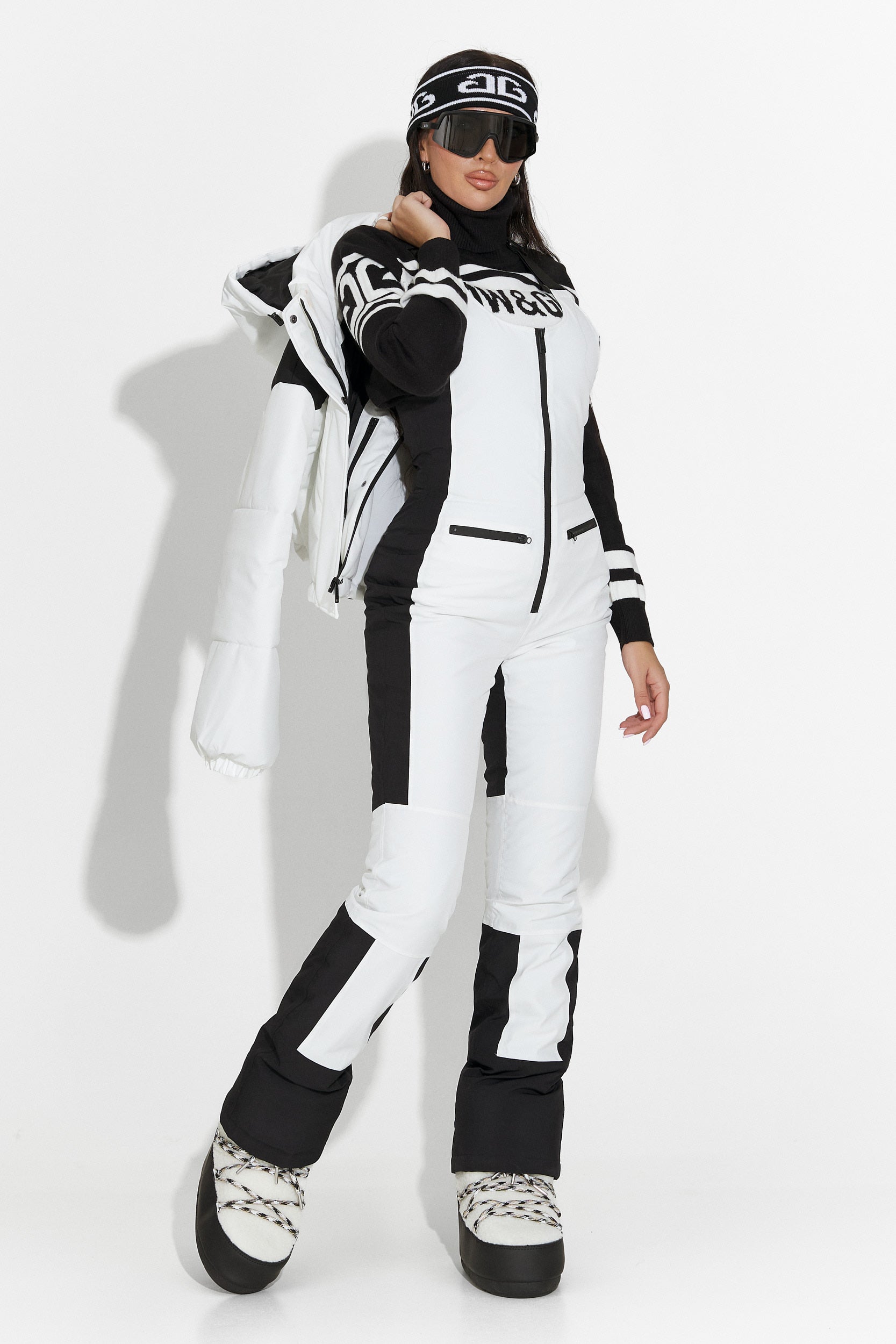 Fehér, hétköznapi síruha Camelay Bogas