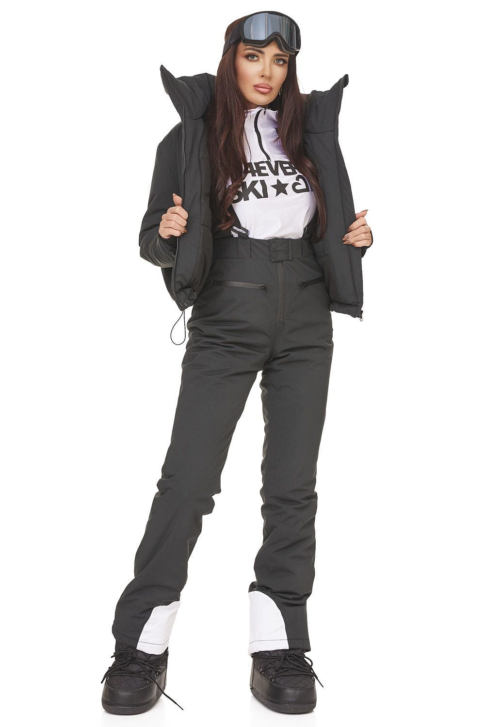 Reasia Bogas Fekete Hétköznapi Síruha