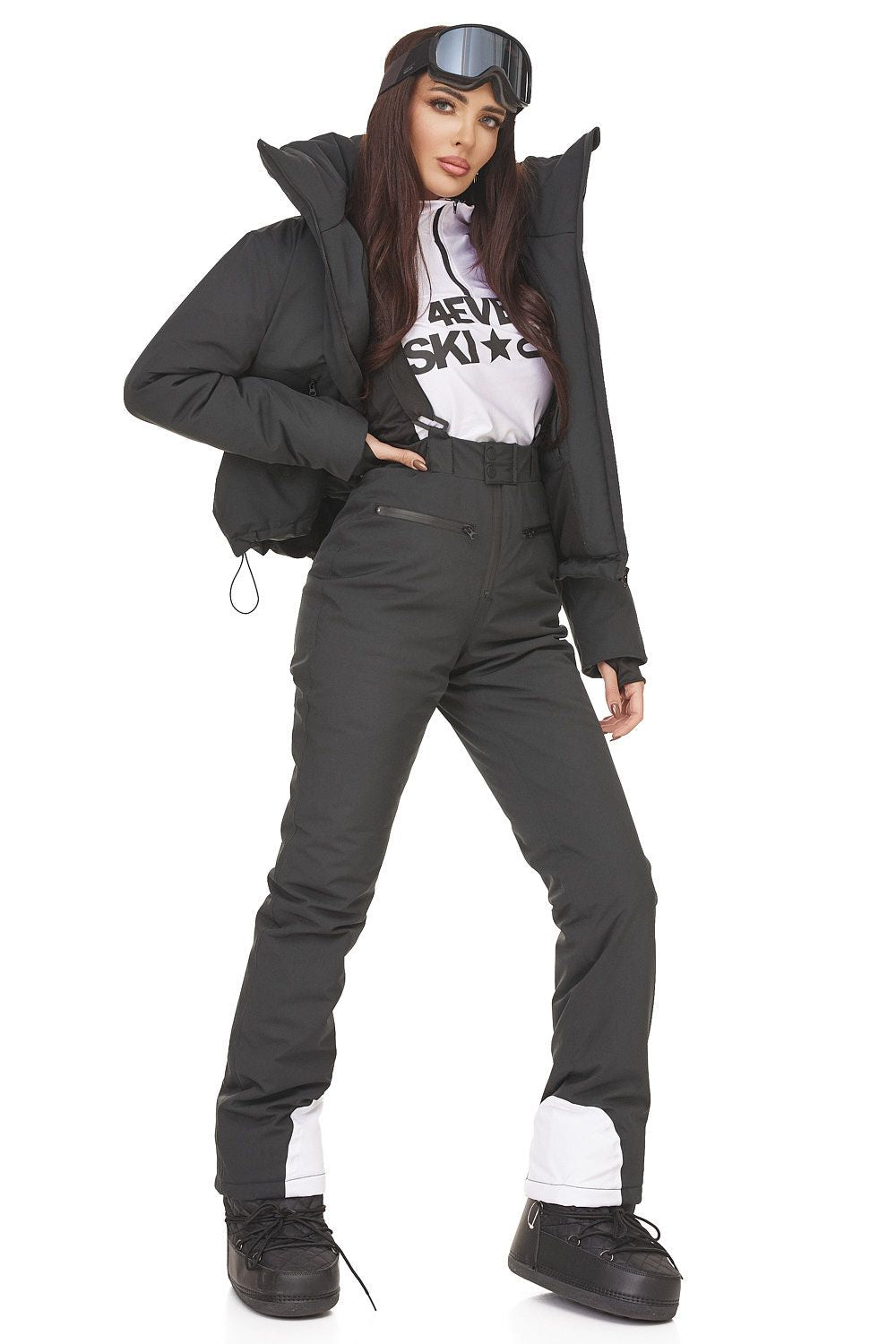 Reasia Bogas Fekete Hétköznapi Síruha