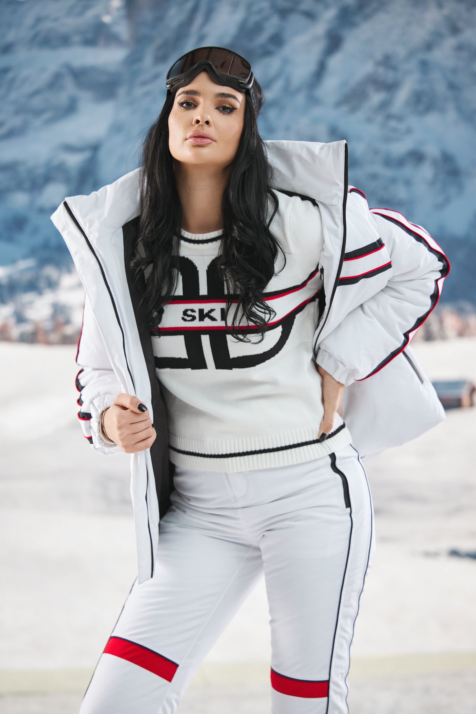 White Zapys Bogas Női Síruha