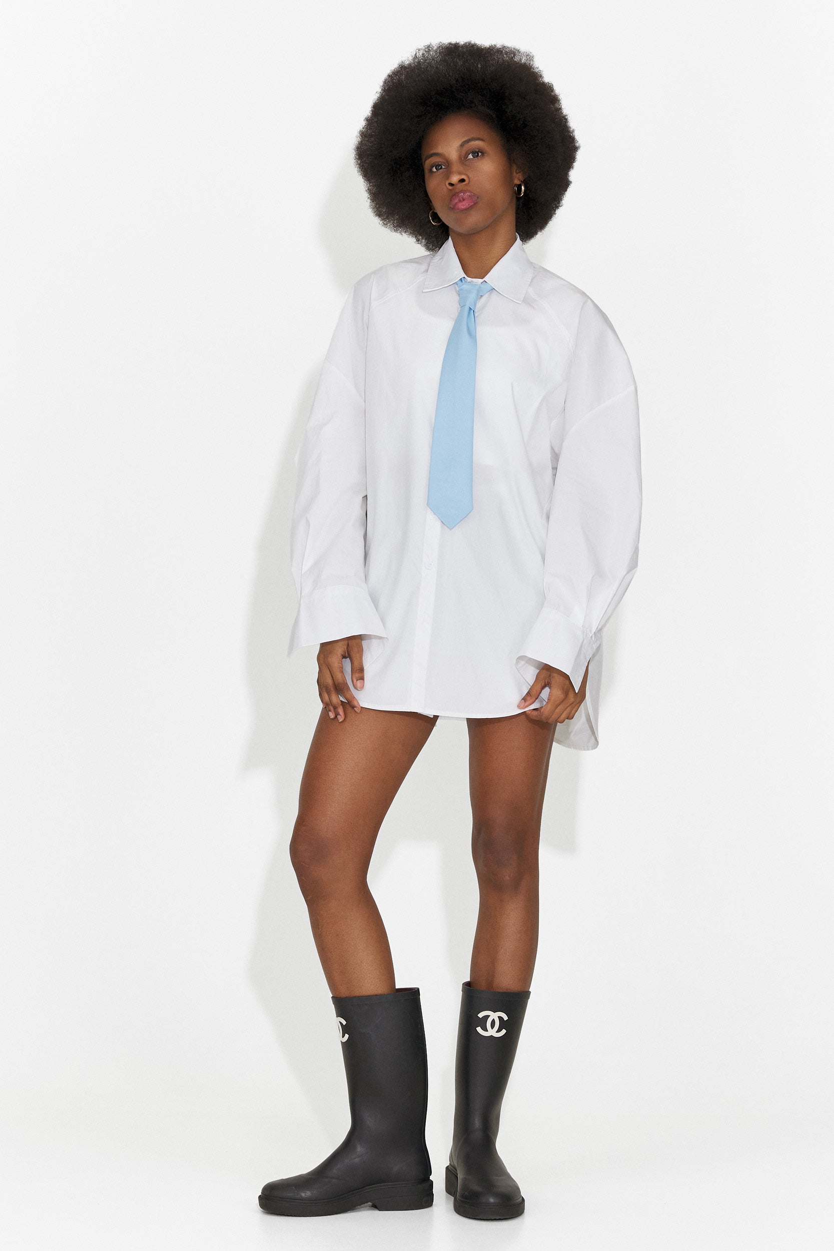 Női világoskék nyakkendő Sindia Bogas