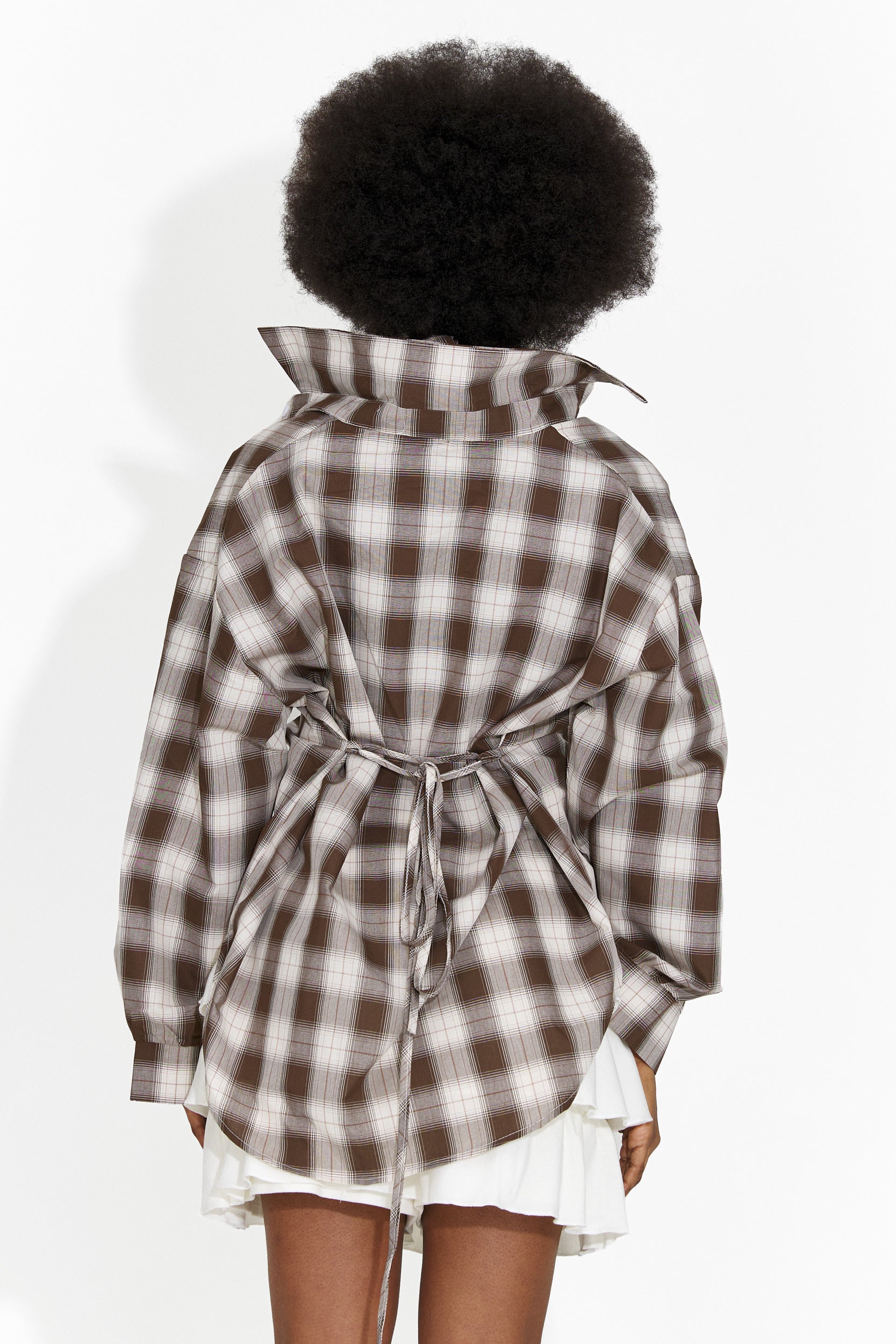 Női alkalmi fehér szoknya Nathaly Bogas