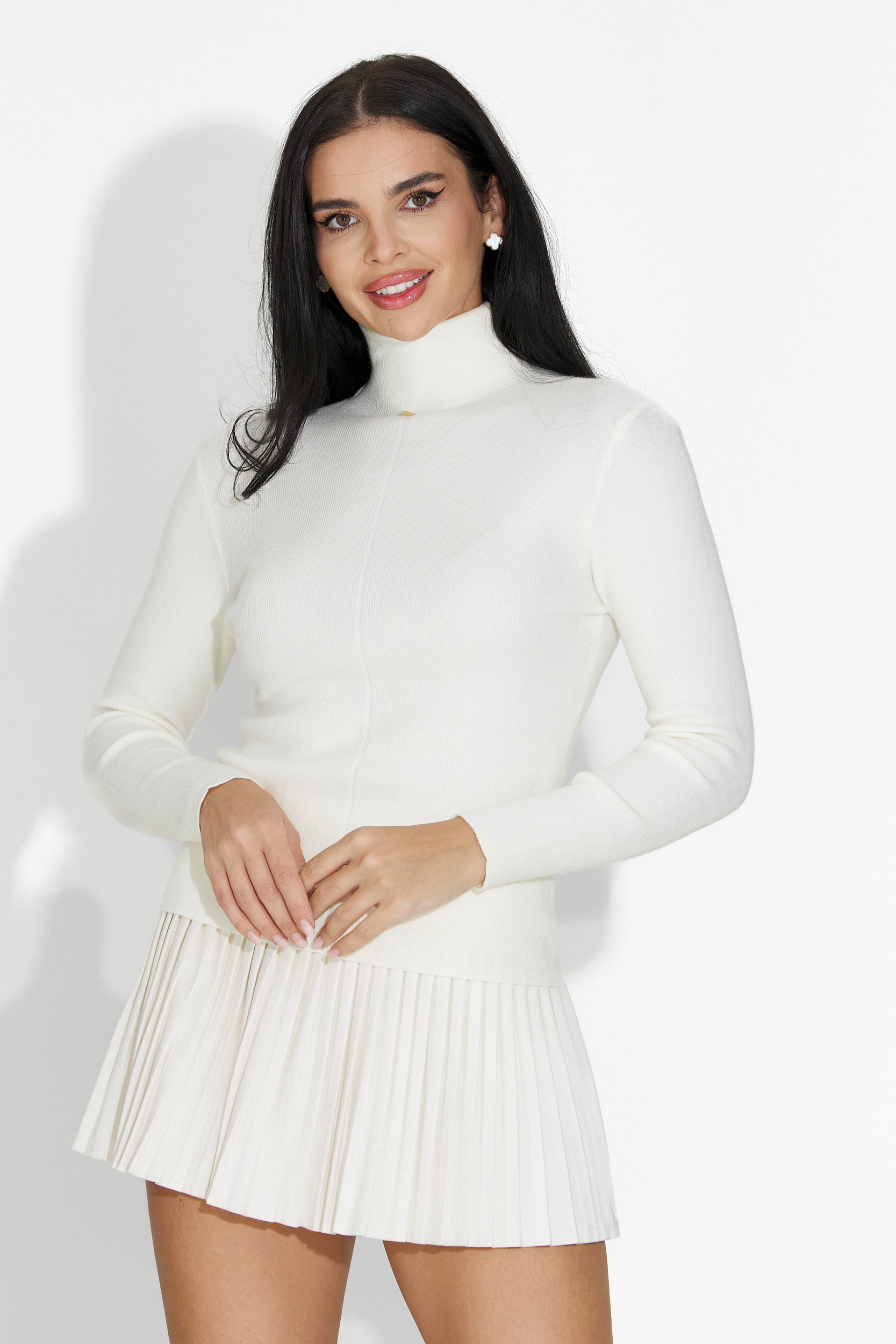 Nivara Bogas Alkalmi Bézs Női Szoknya