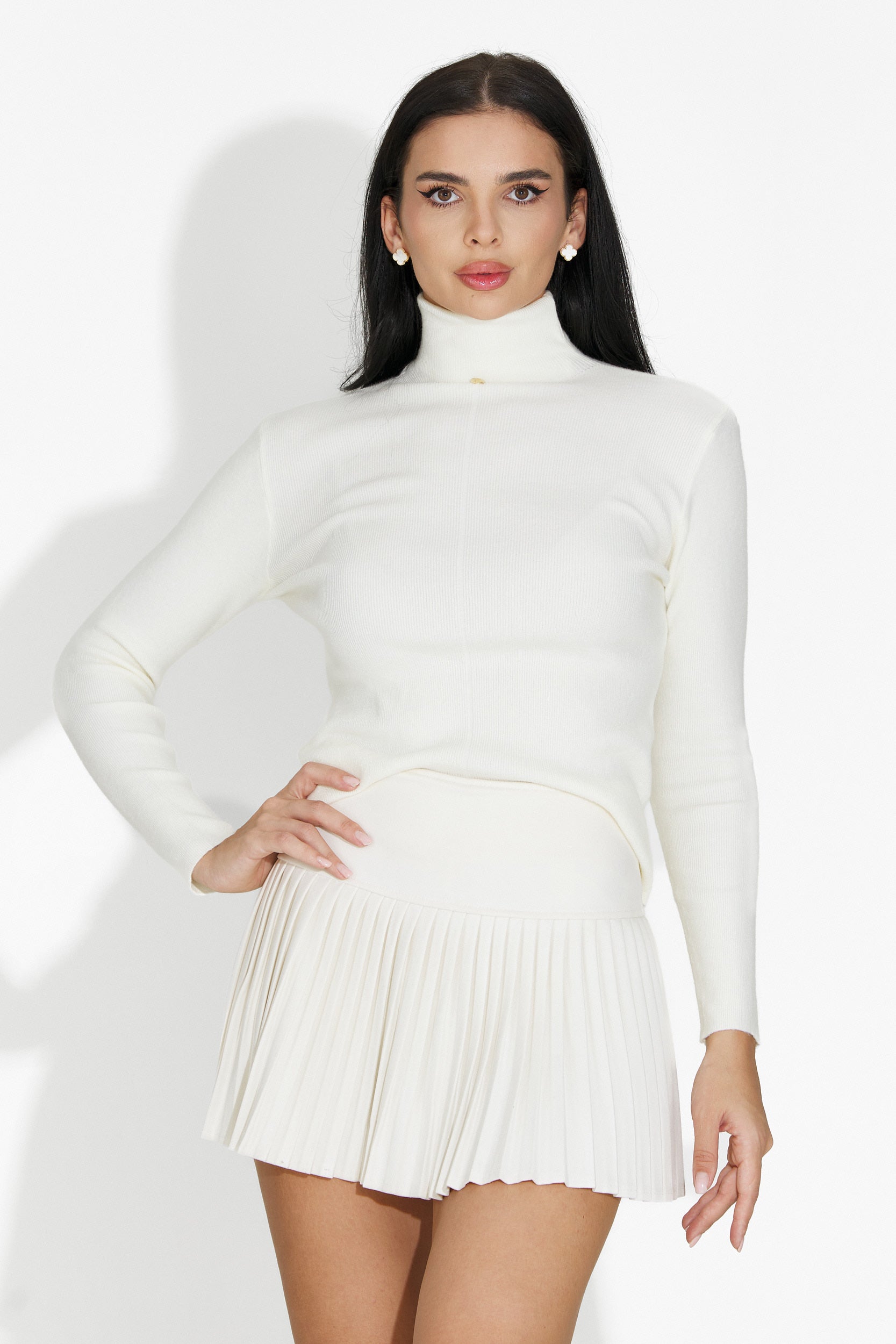 Nivara Bogas Alkalmi Bézs Női Szoknya