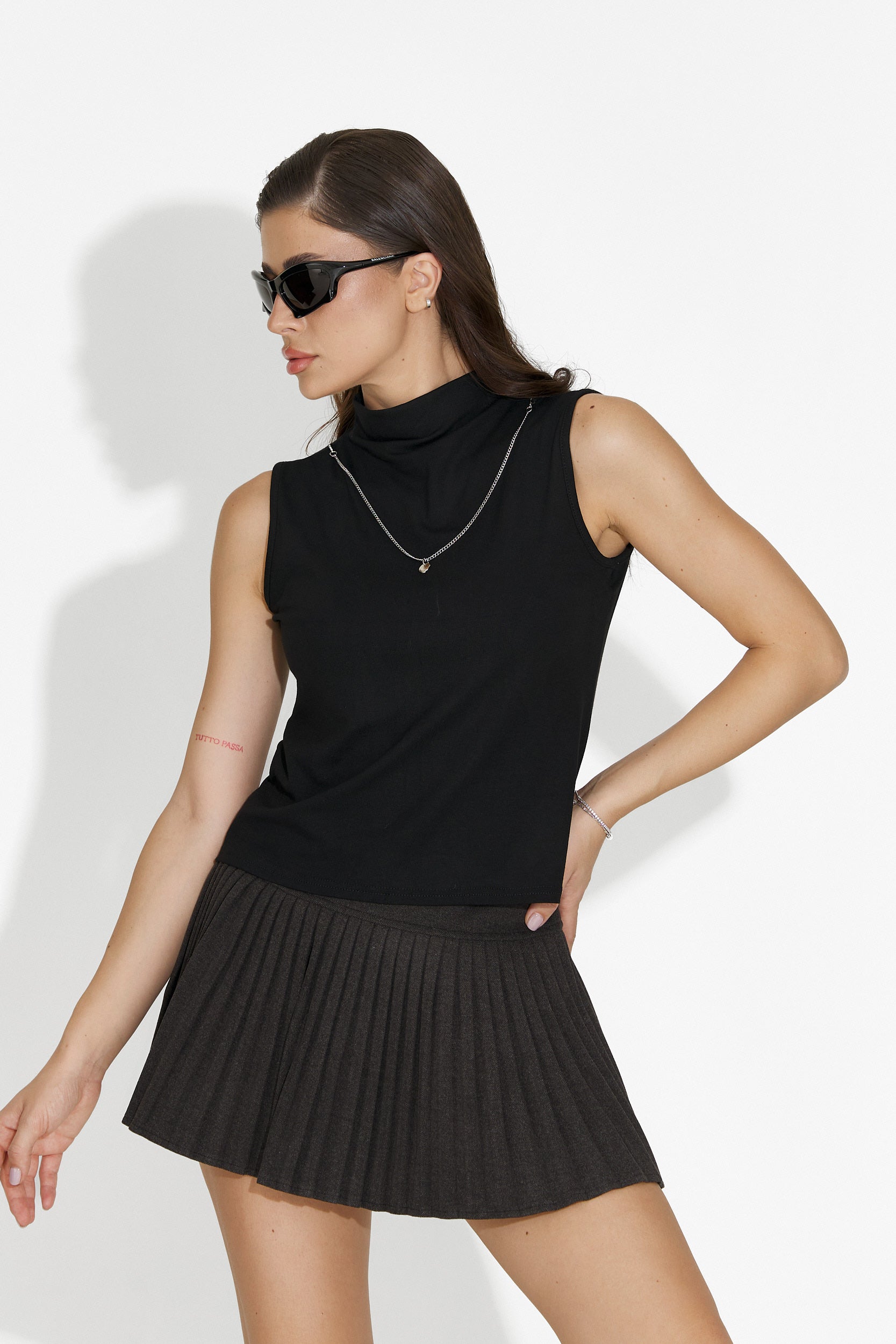 Nivara Bogas Hétköznapi Szürke Női Szoknya