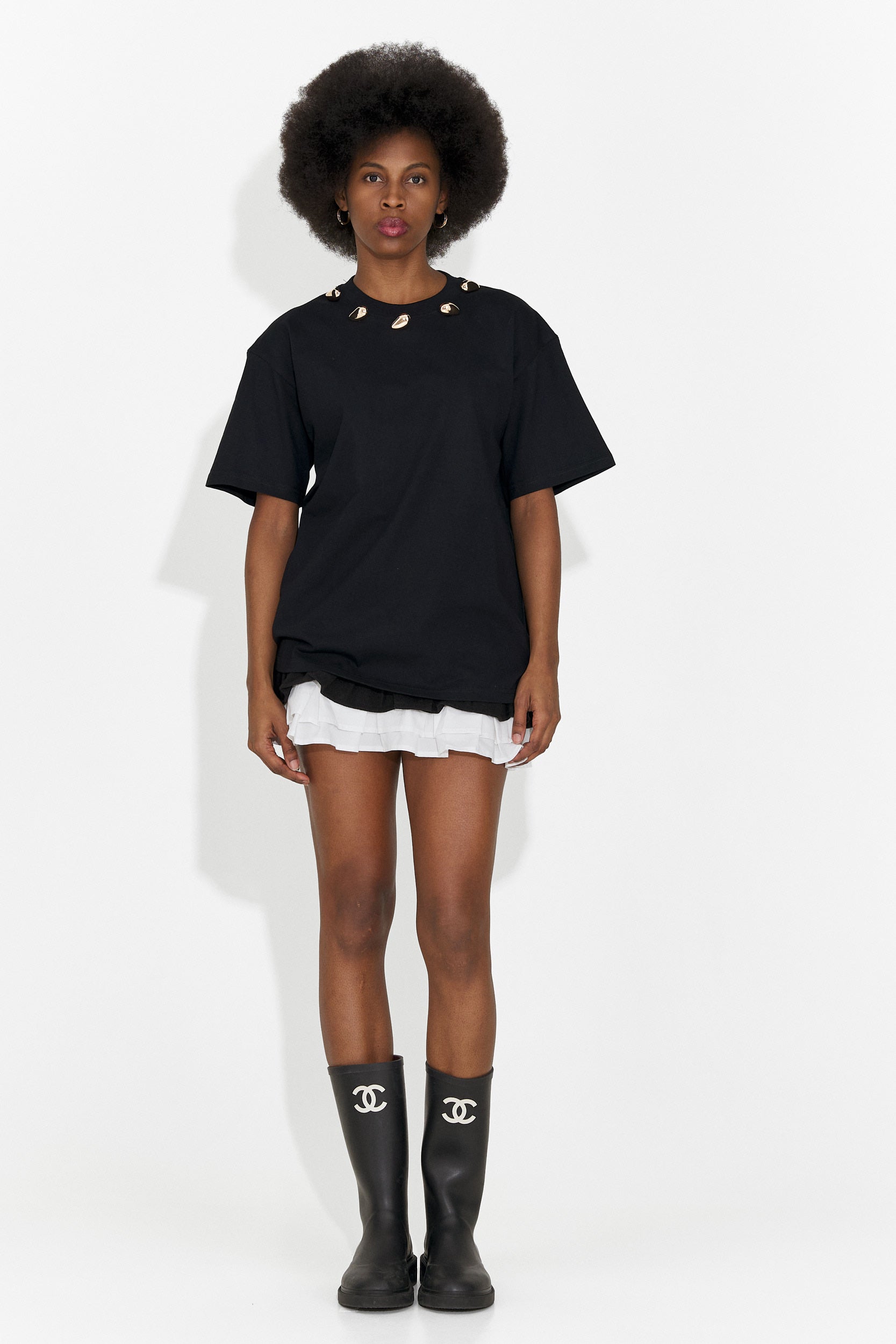 Helenia Bogas Fekete Hétköznapi Szoknya Nőknek