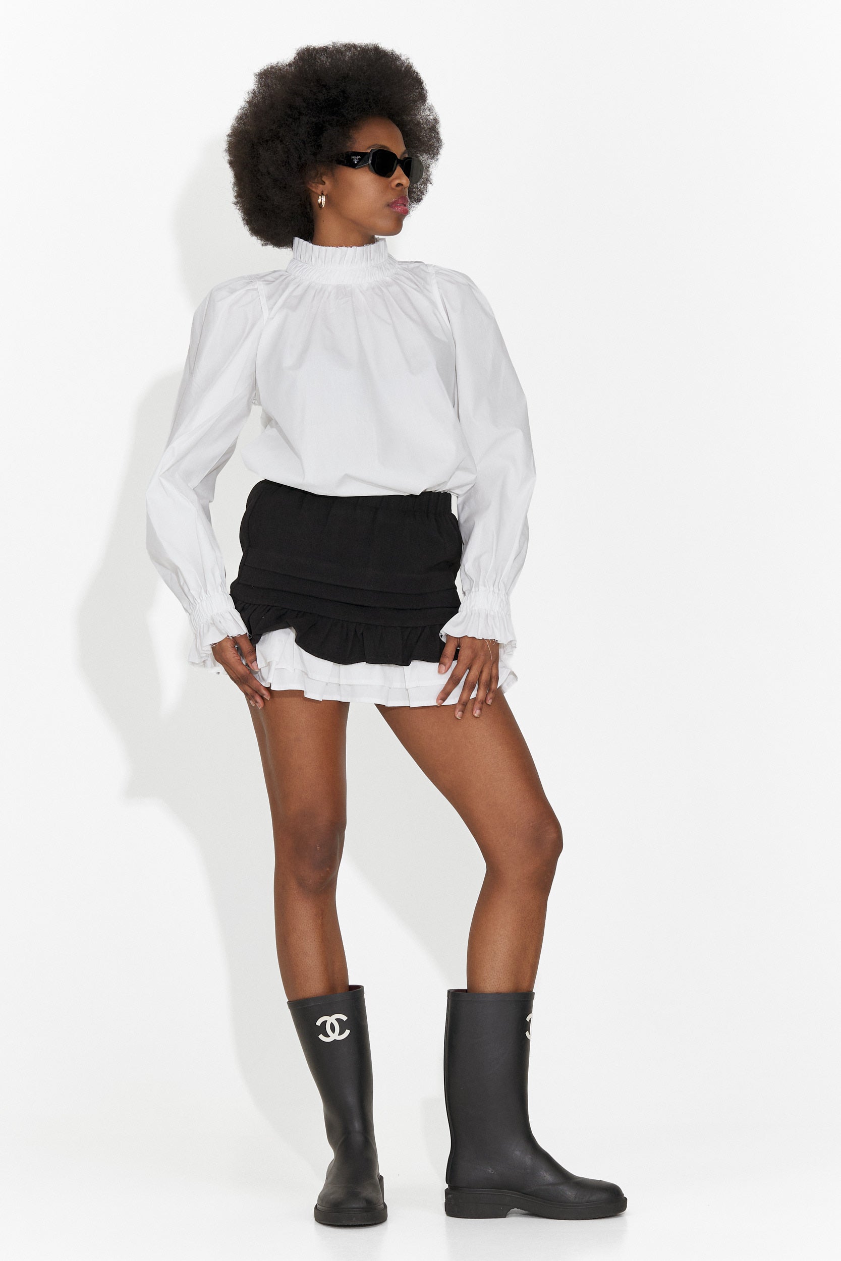 Helenia Bogas fekete női casual szoknya