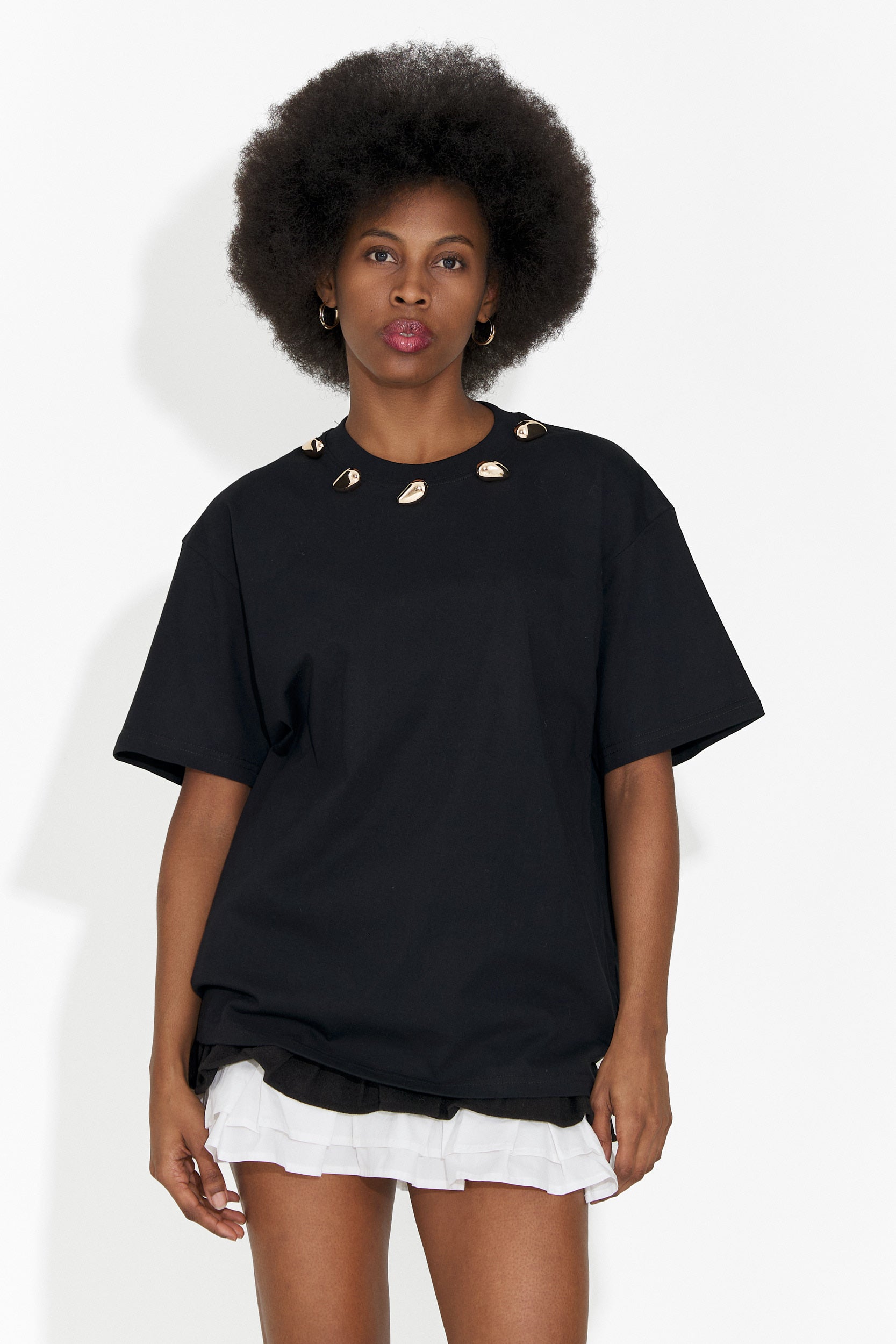 Helenia Bogas Fekete Hétköznapi Szoknya Nőknek