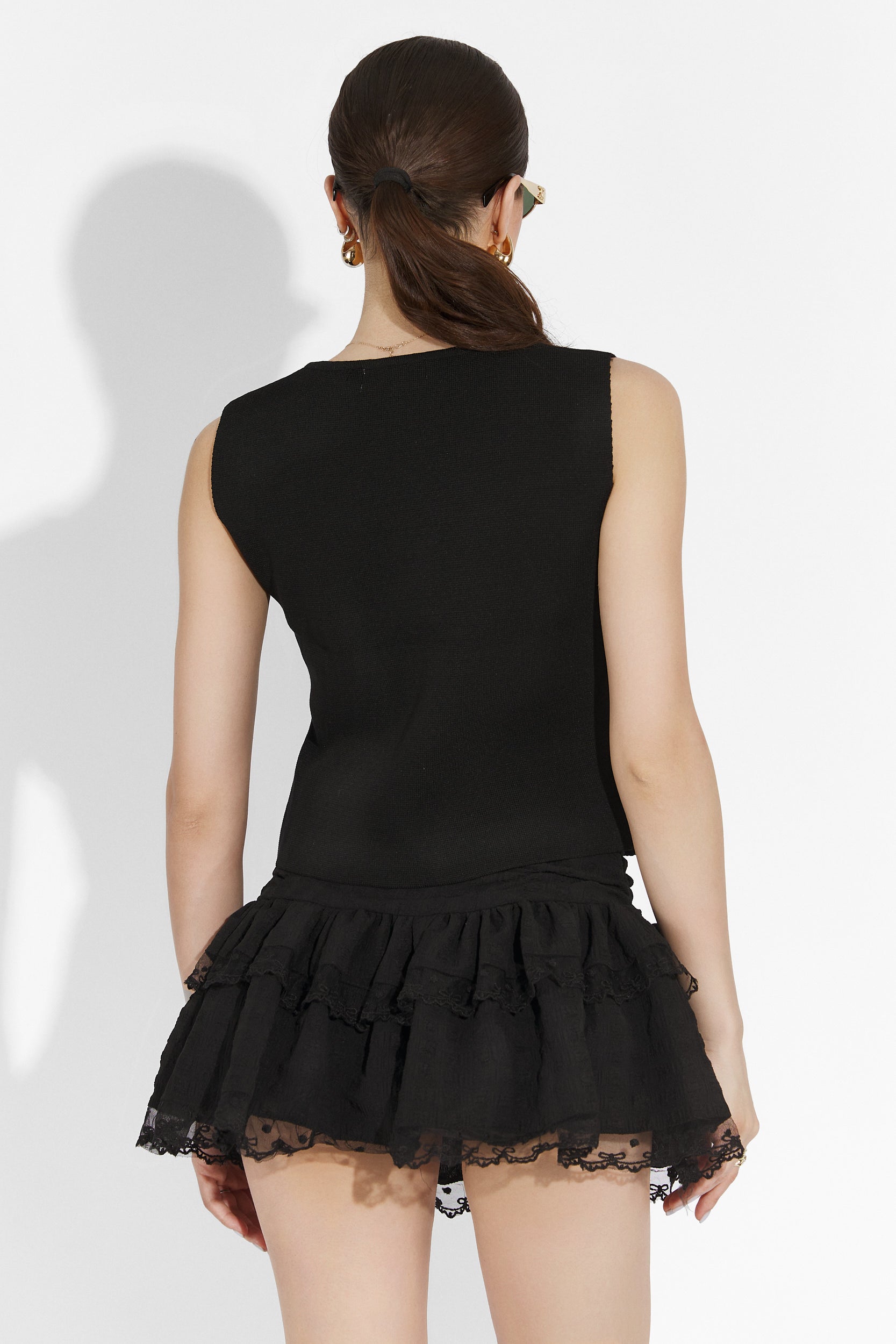 Alarcon Bogas Fekete Hétköznapi Szoknya Nőknek