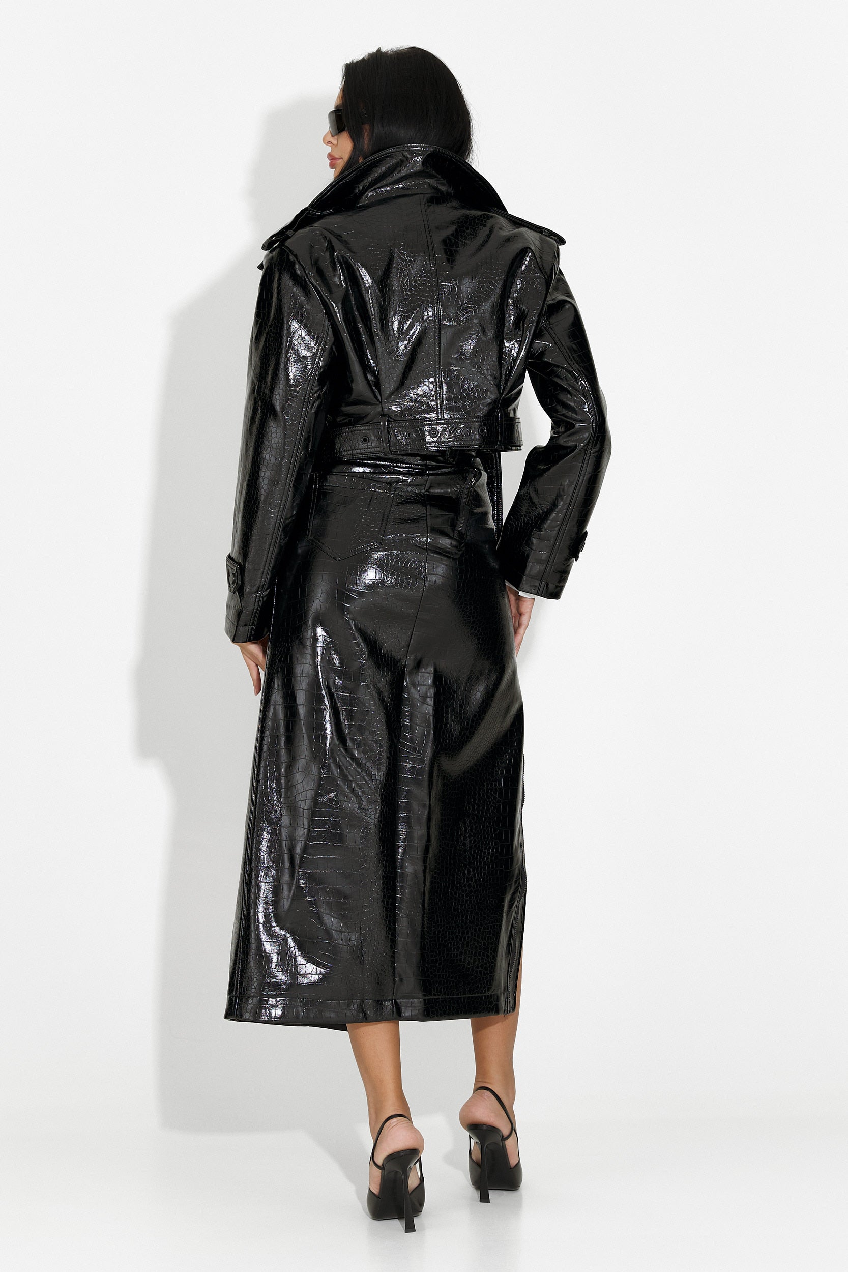 Nubira Bogas Elegáns Fekete Női Szoknya