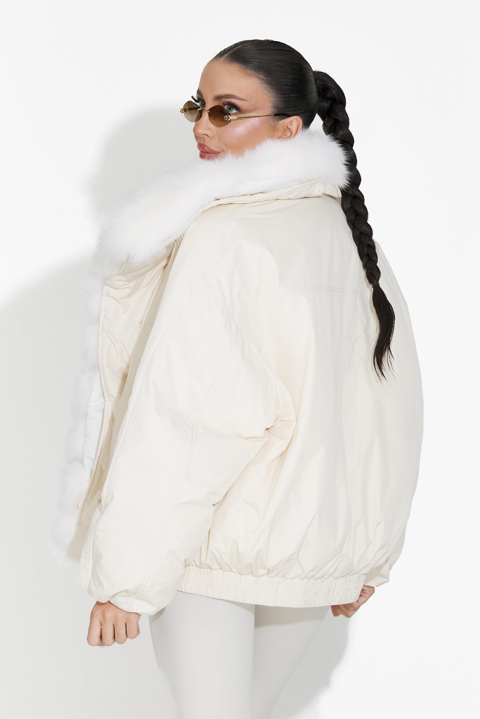 Arvion Bogas Bezs Casual Női Dzseki