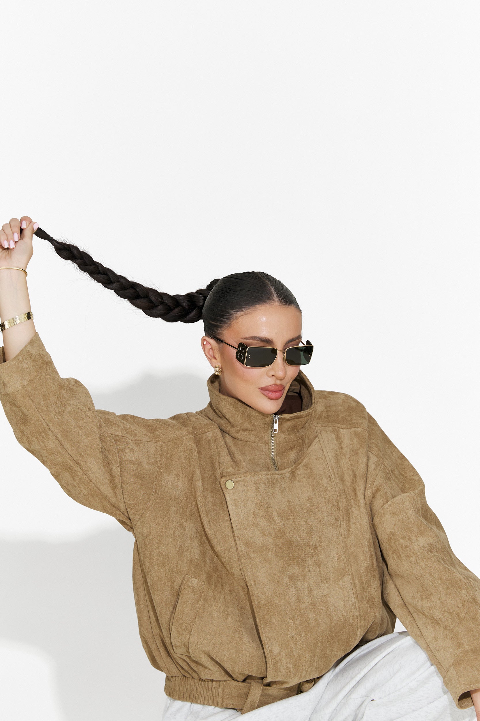 Ismoria Bogas Casual Beige Női Dzseki