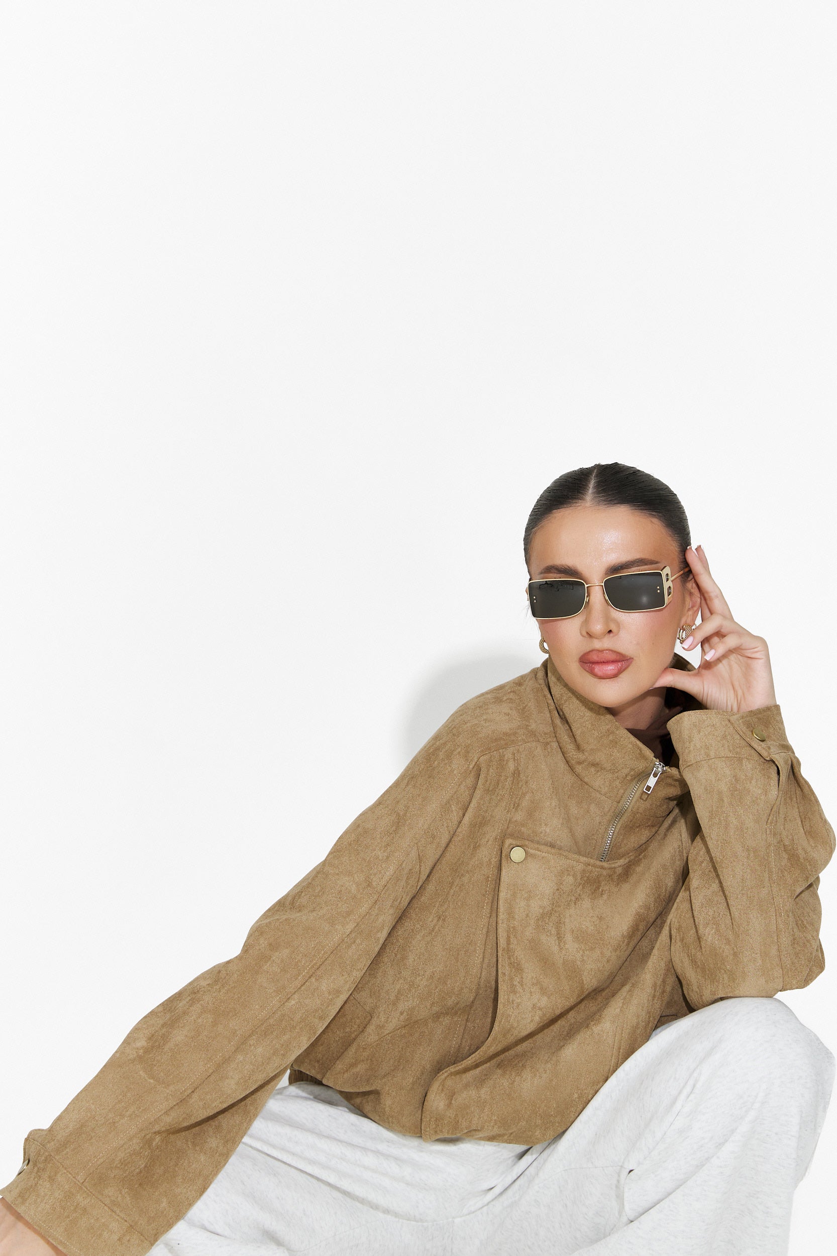 Ismoria Bogas Casual Beige Női Dzseki