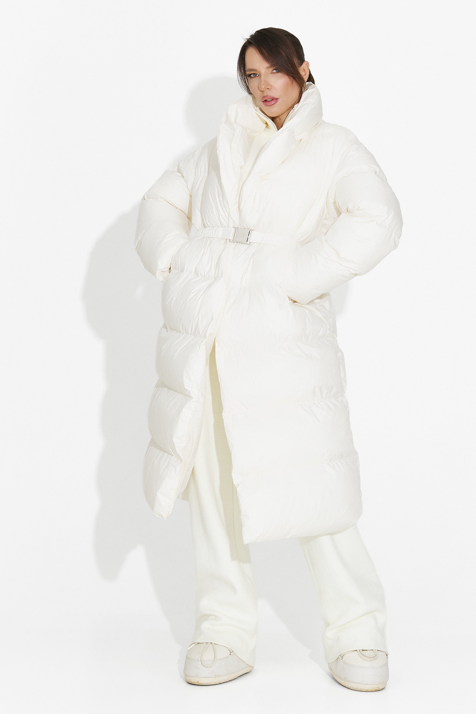 Női alkalmi bézs kabát Kisalia Bogas