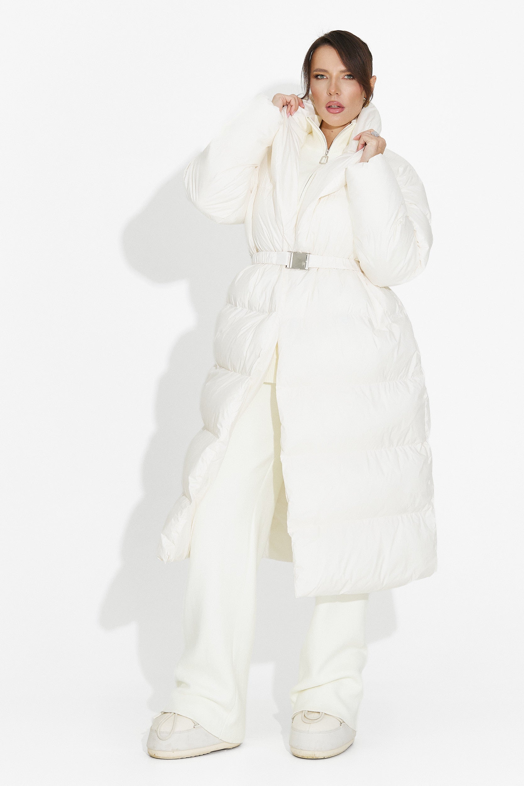 Női alkalmi bézs kabát Kisalia Bogas