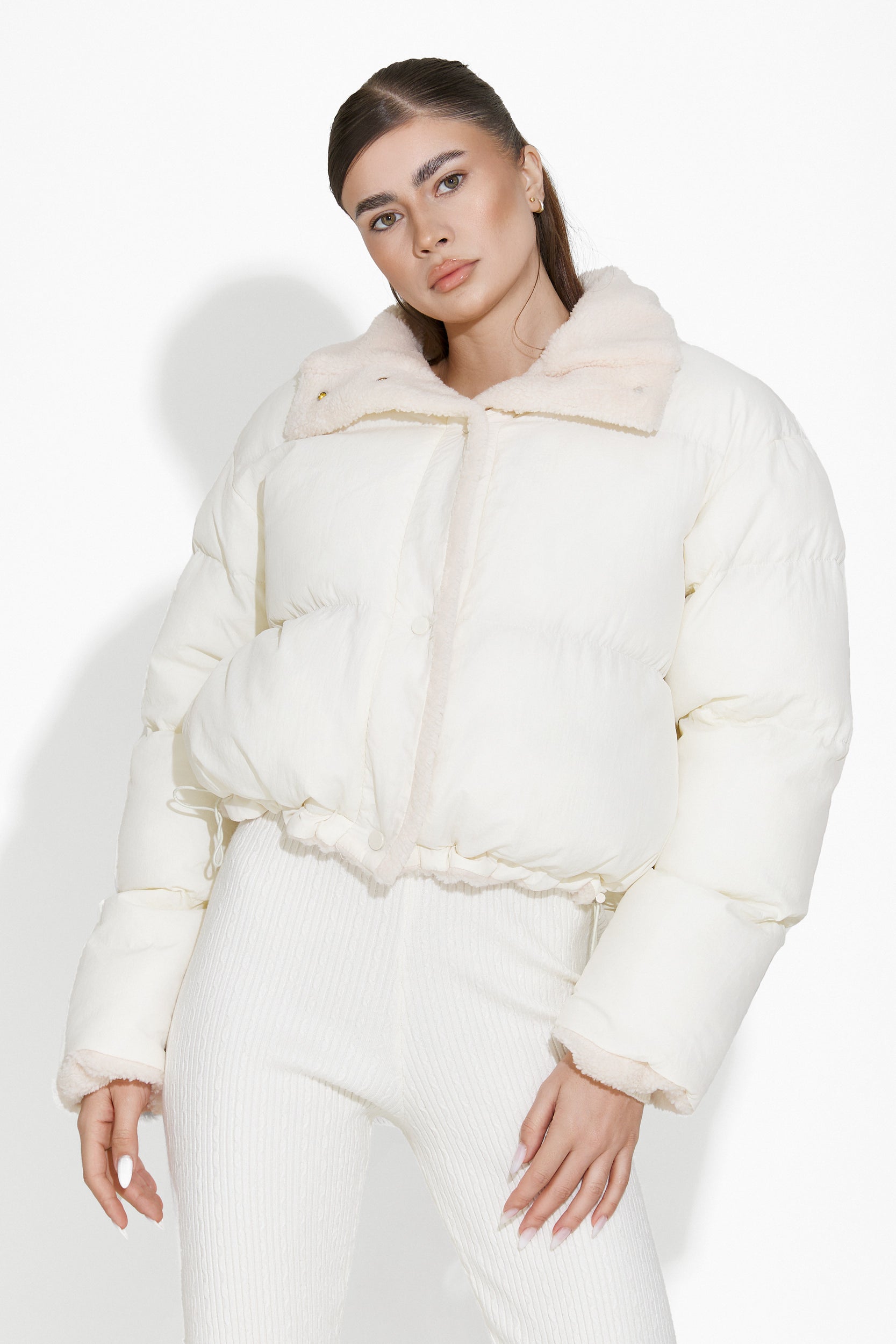 Naela Bogas Casual Beige Női Dzseki