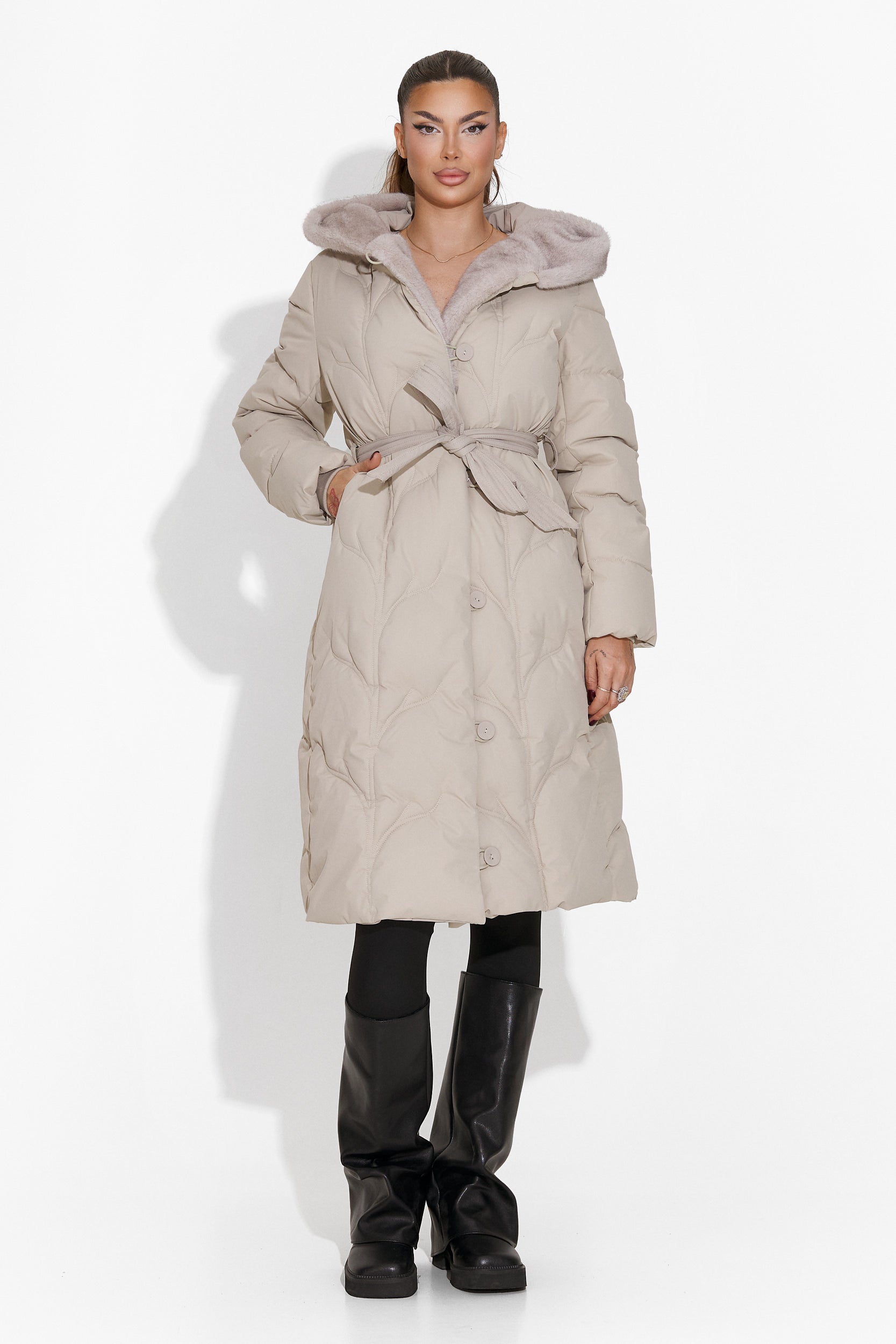 Synergy Bogas Casual Beige Női Dzseki