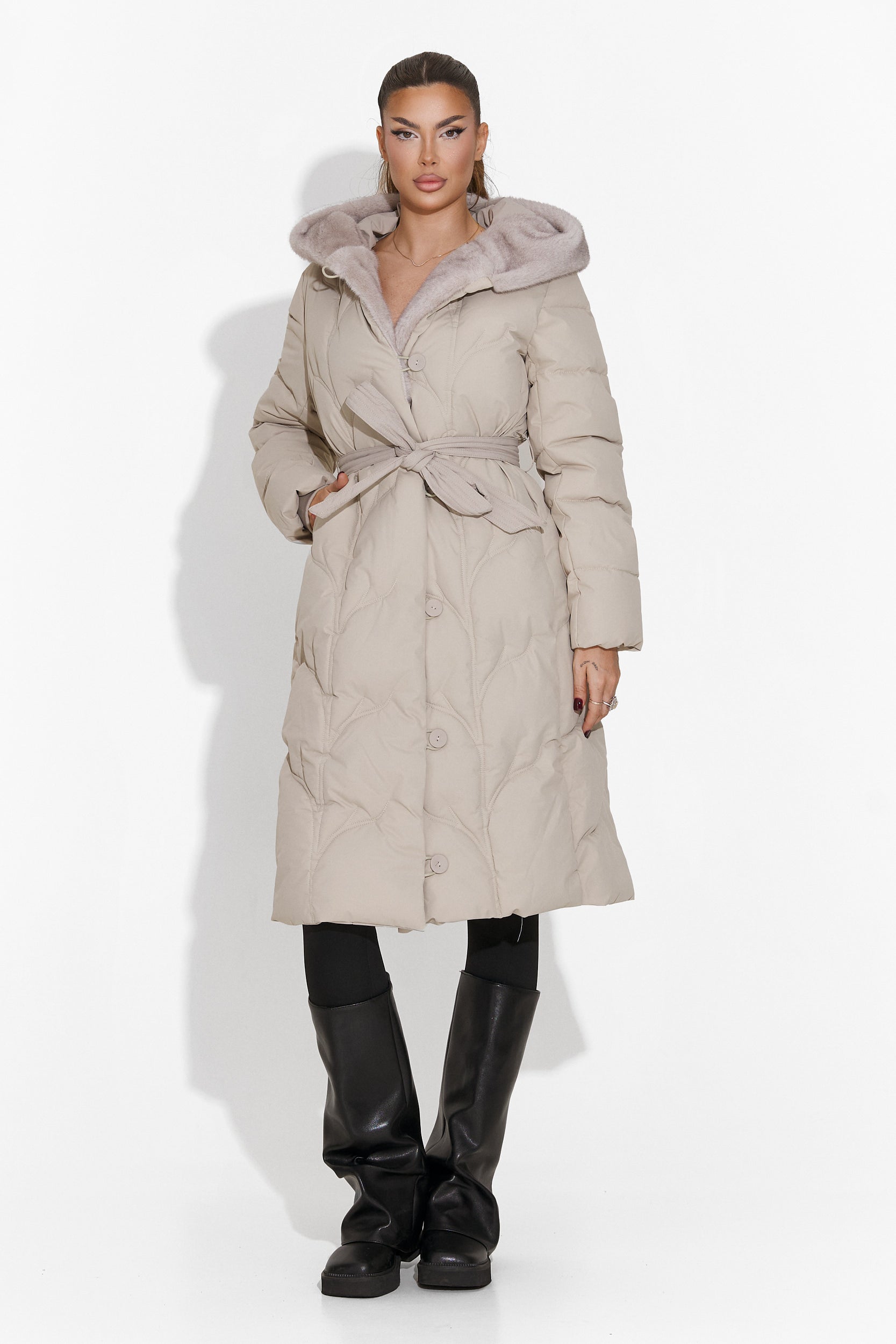 Synergy Bogas Casual Beige Női Dzseki