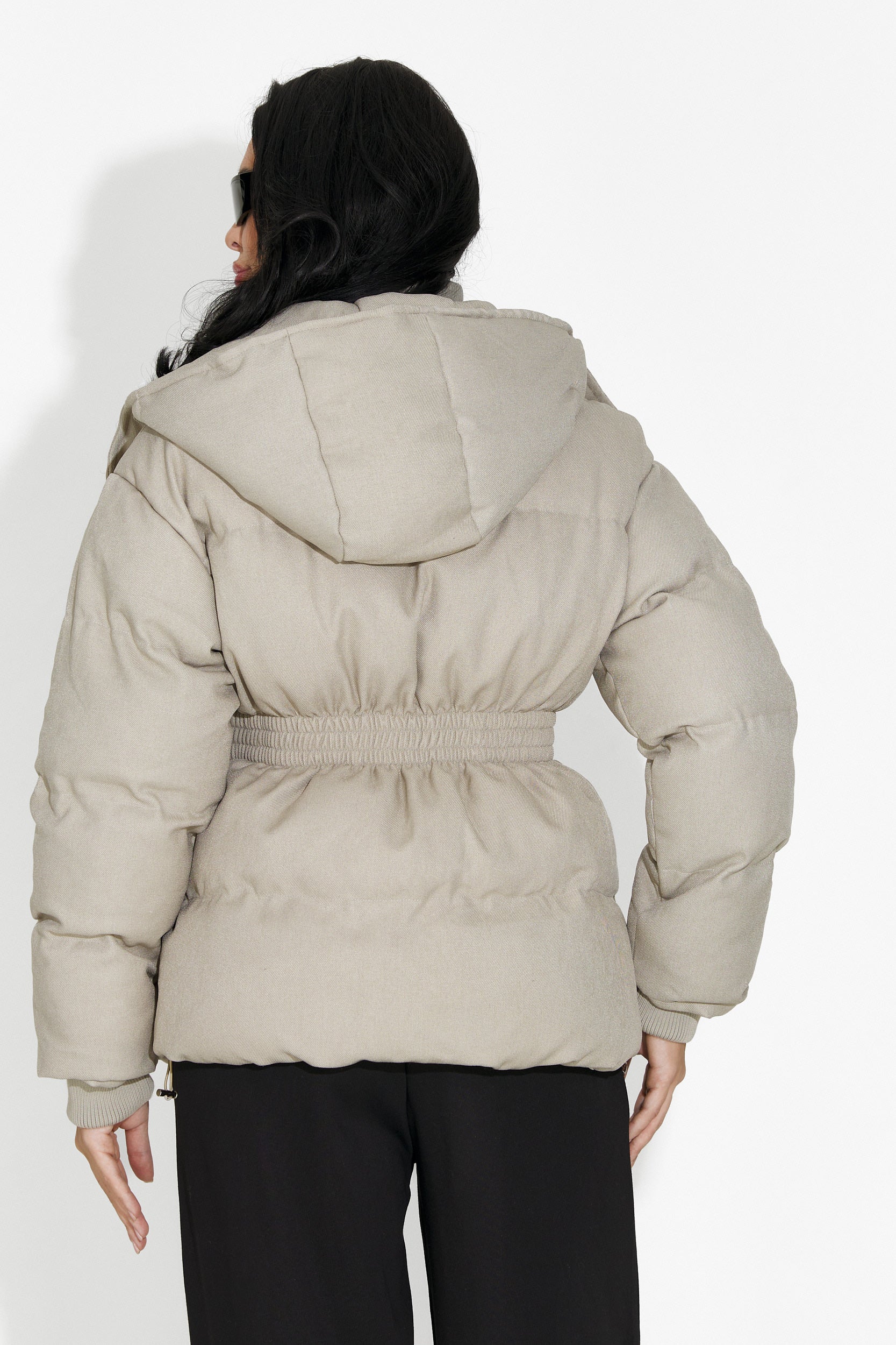 Savrina Bogas Kényelmes Szürke Női Dzseki