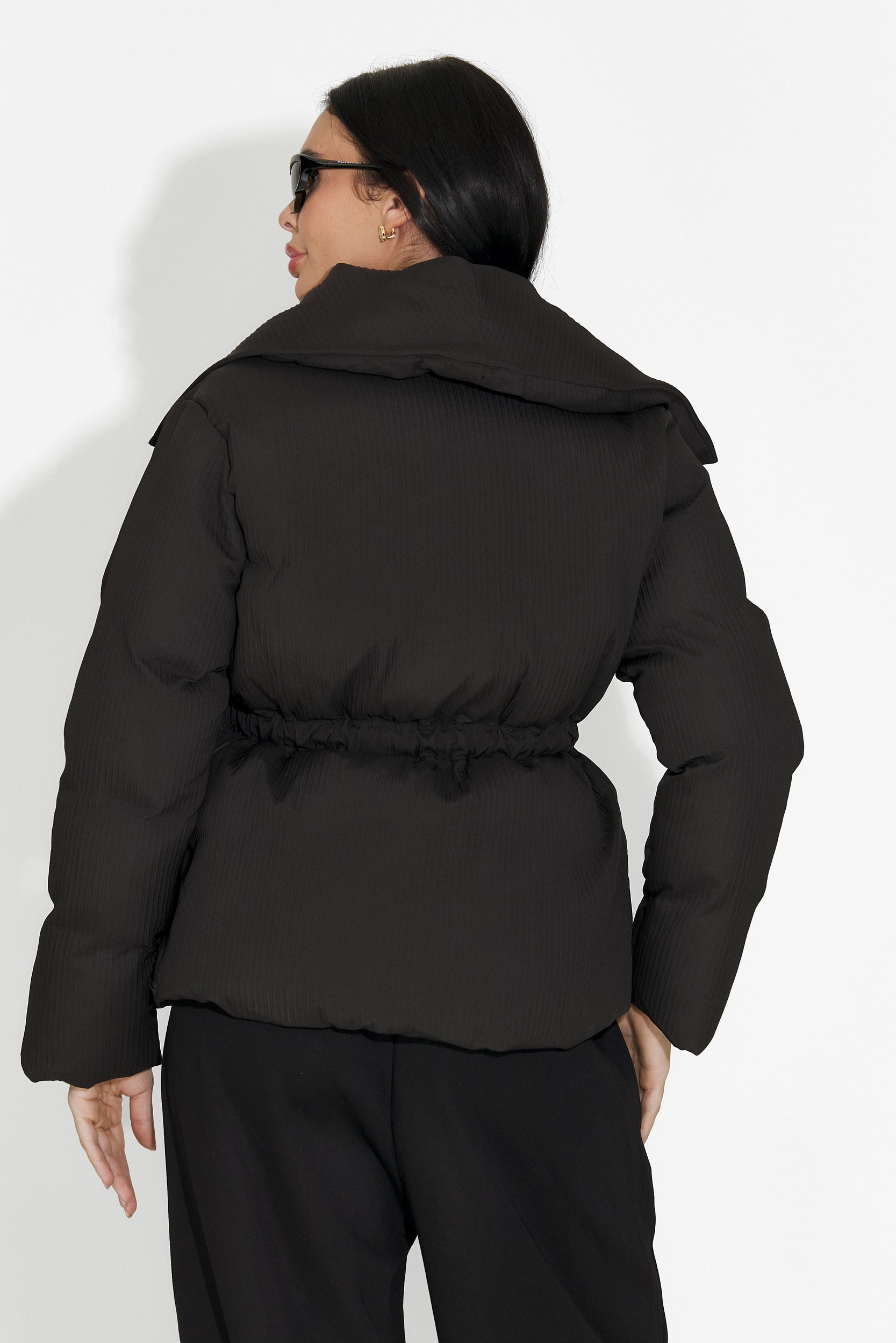 Eonica Bogas alkalmi fekete női dzseki