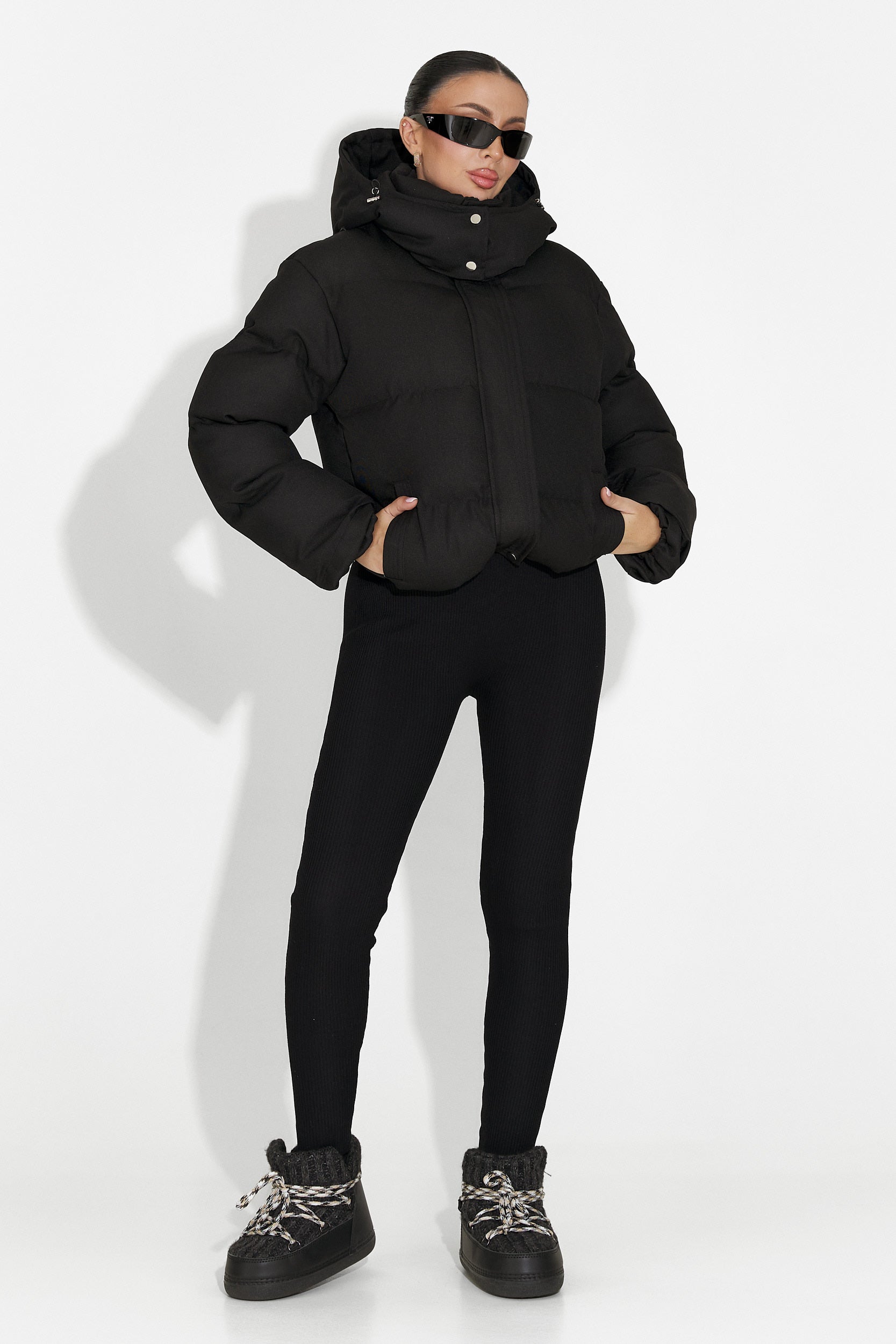 Luisana Bogas Fekete Hétköznapi Női Dzseki