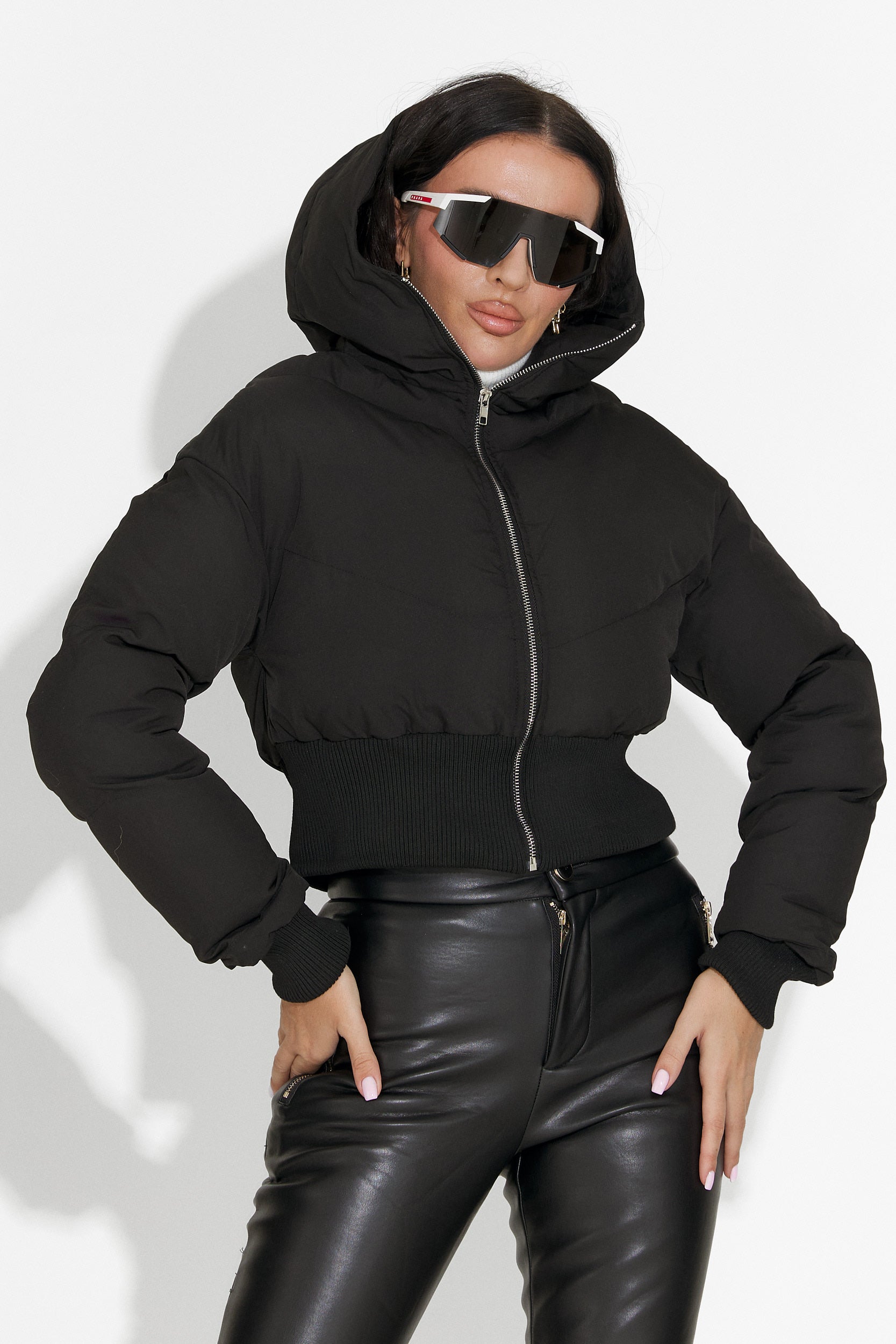 Lumaya Bogas Hétköznapi Fekete Női Dzseki