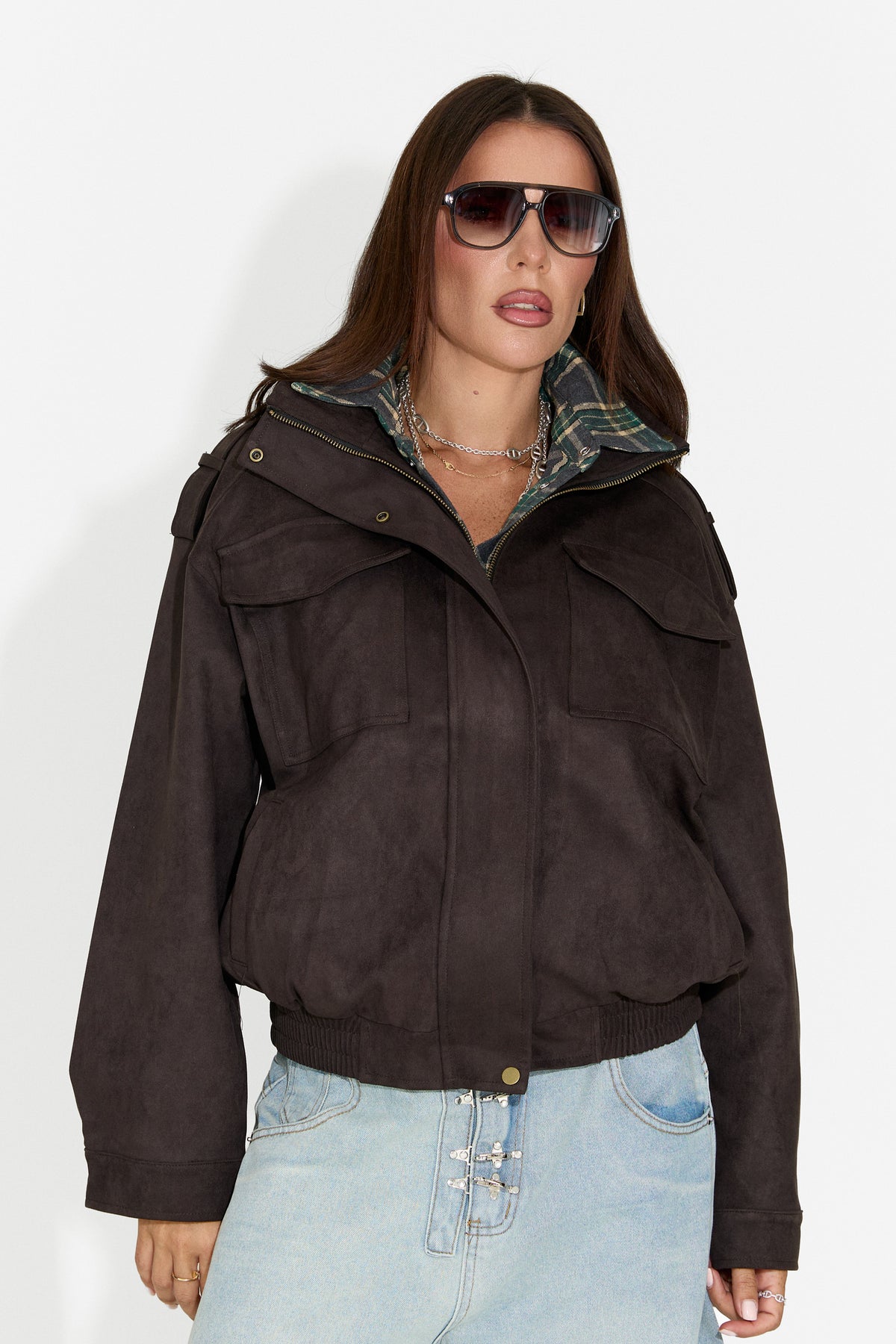 Női fekete alkalmi dzseki Renoya Bogas