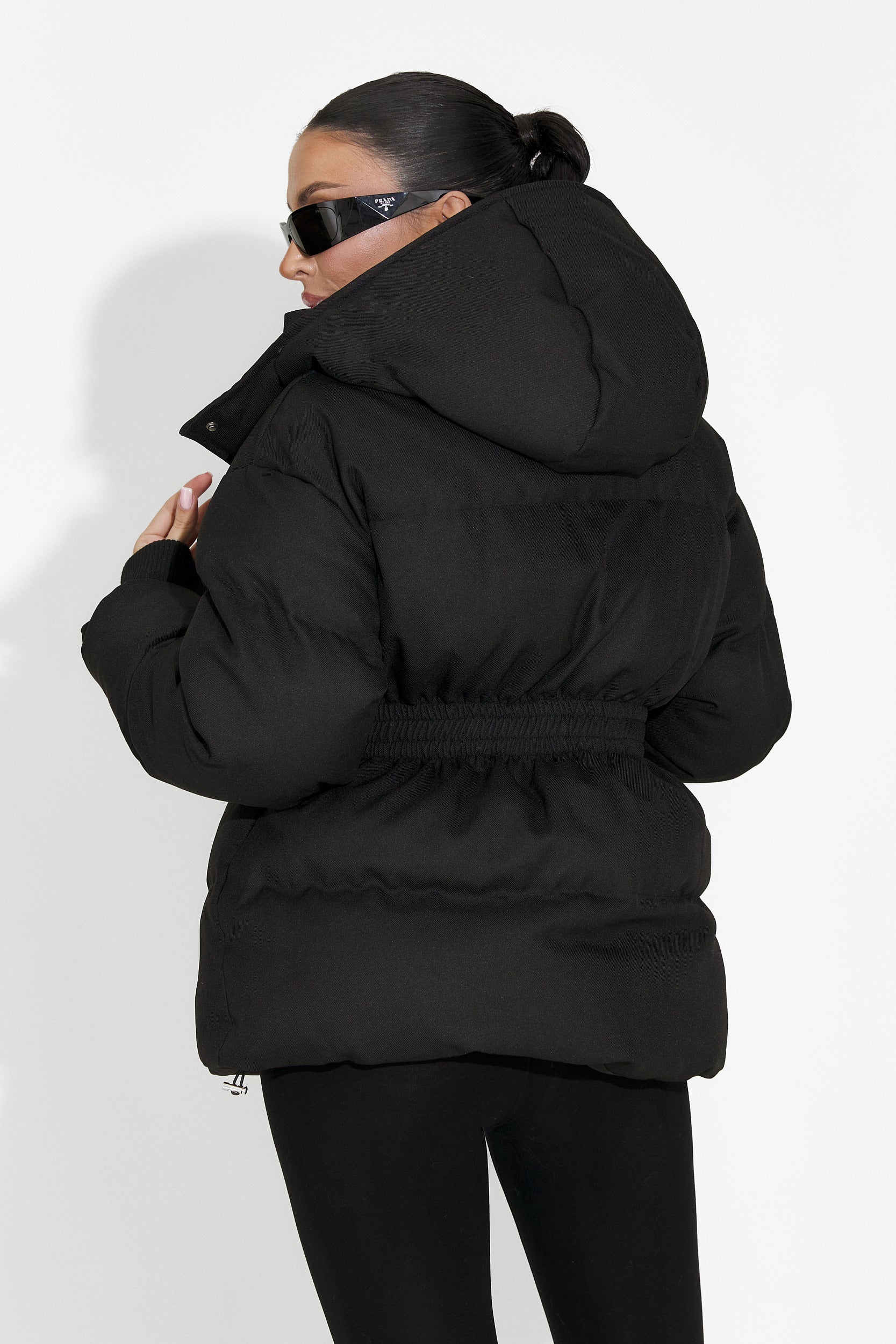 Savrina Bogas Fekete Hétköznapi Női Dzseki