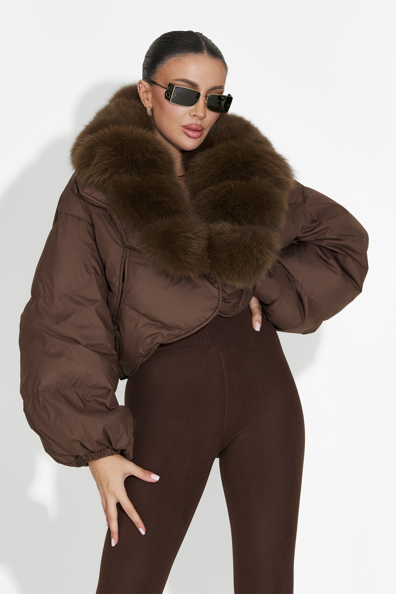 Selvoria Bogas Barna Női Dzseki