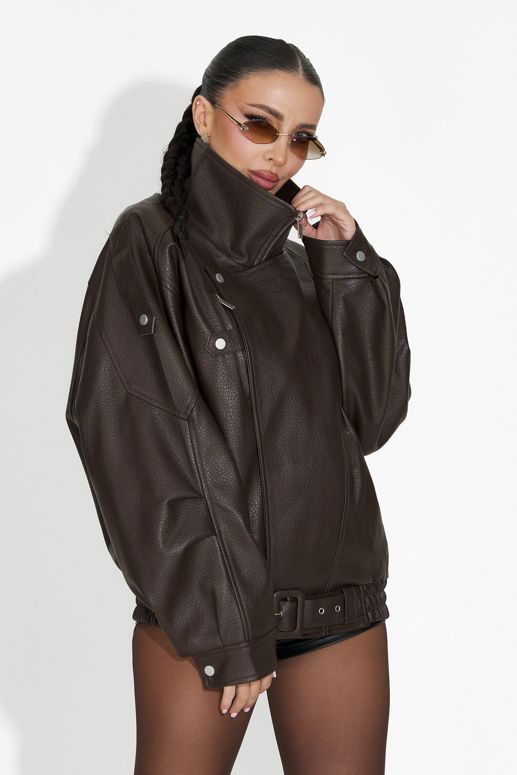 Softina Bogas Barna Női Dzseki